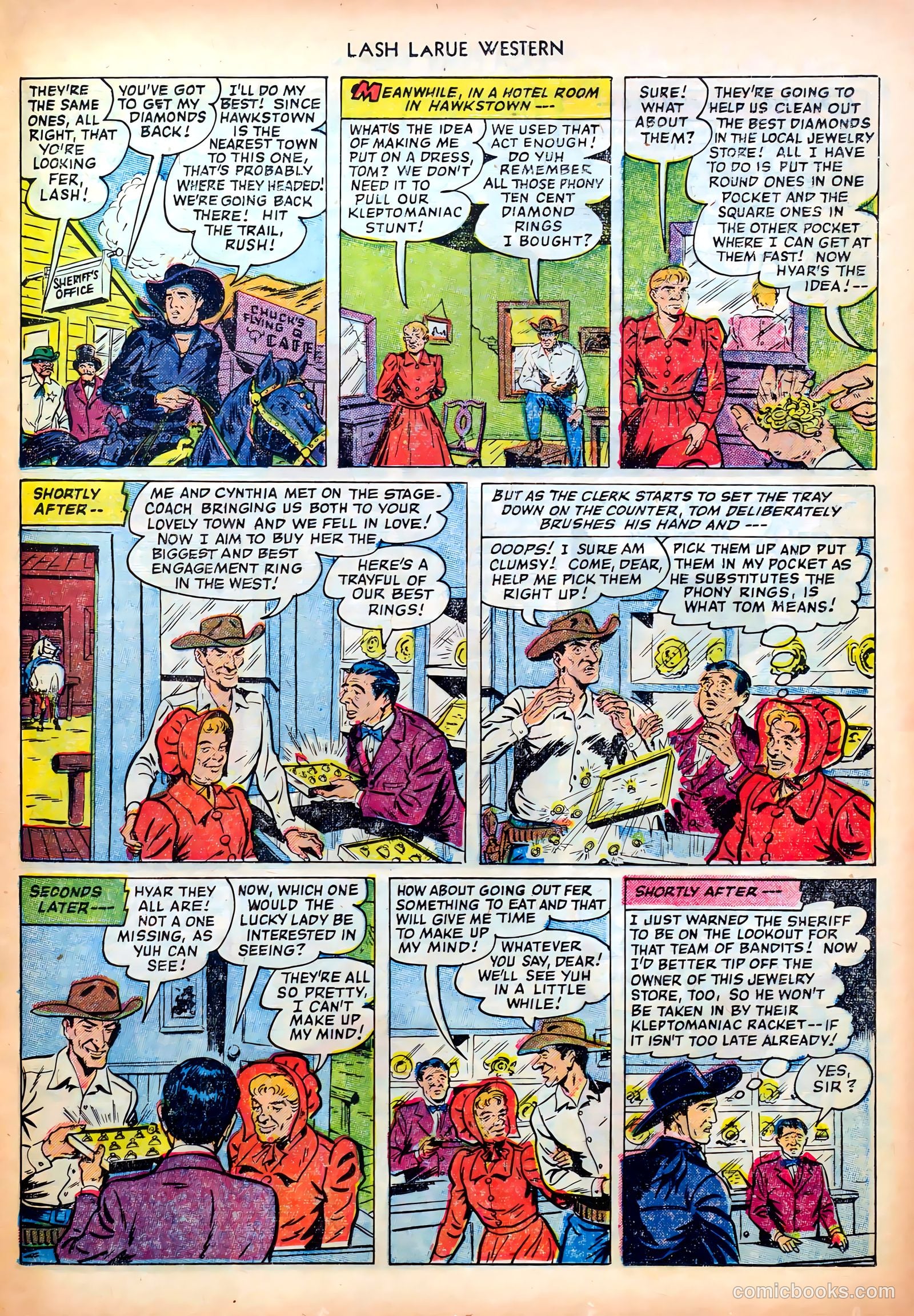 Lash LaRue Western #26 (1952) — page 17 of 36