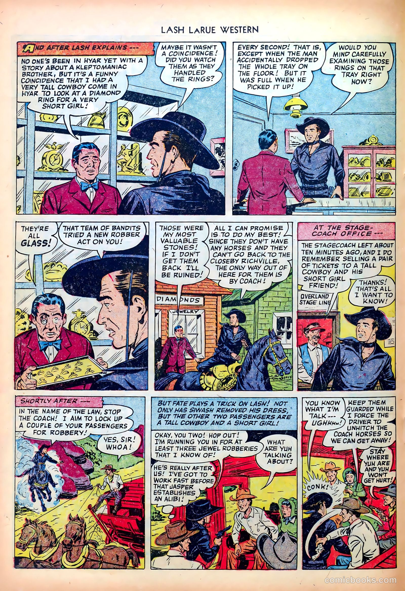 Lash LaRue Western #26 (1952) — page 18 of 36