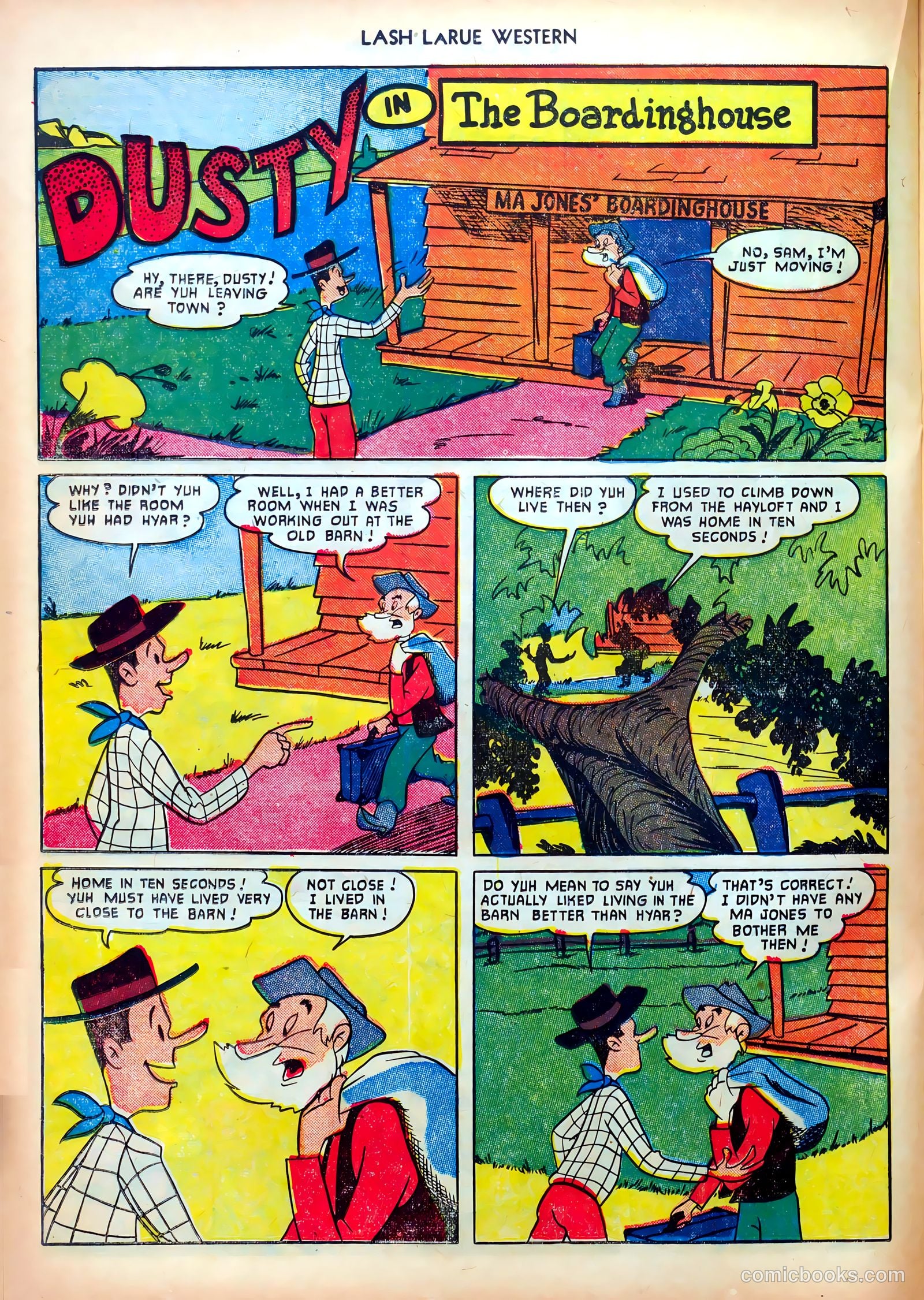 Lash LaRue Western #26 (1952) — page 20 of 36