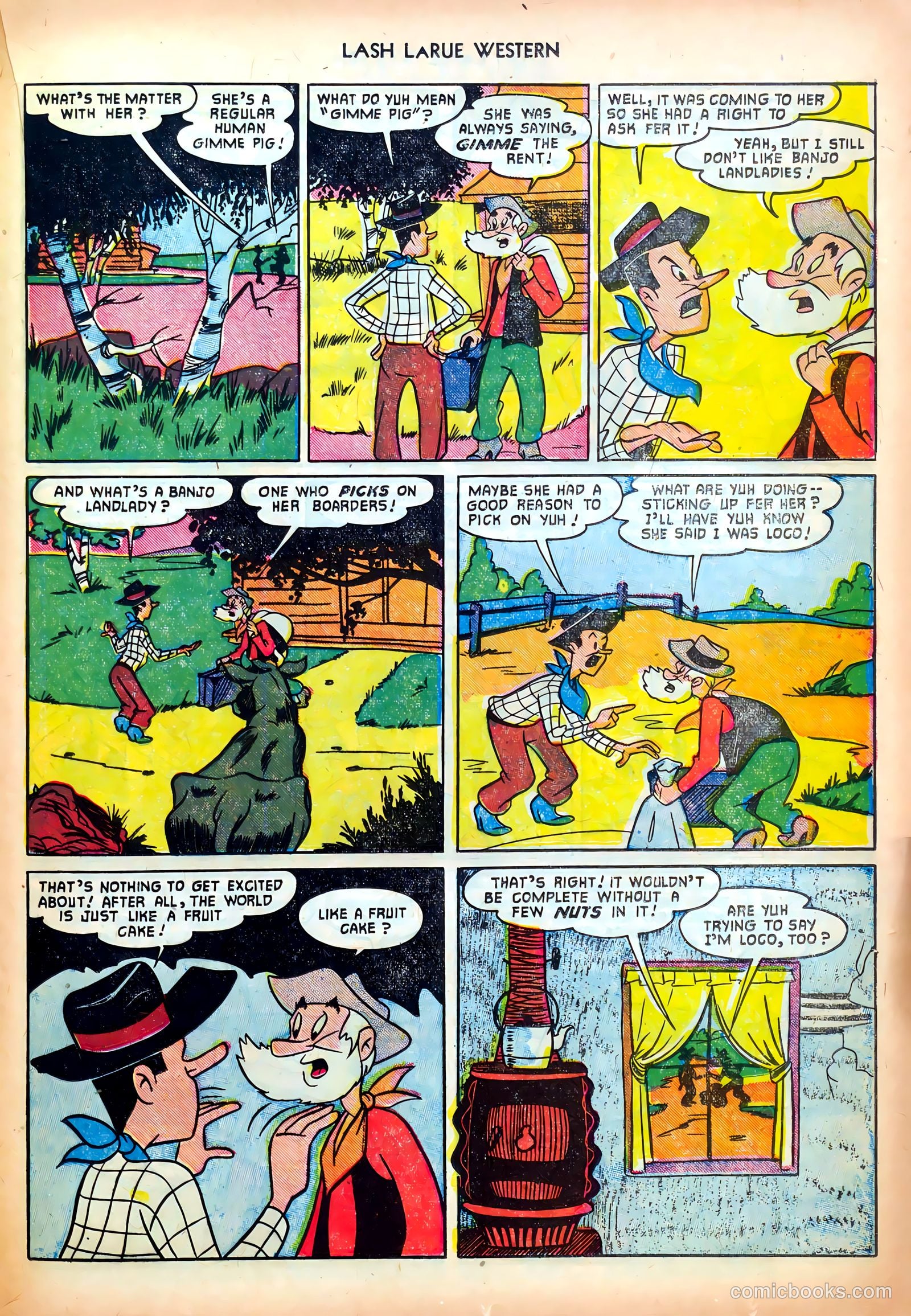 Lash LaRue Western #26 (1952) — page 21 of 36