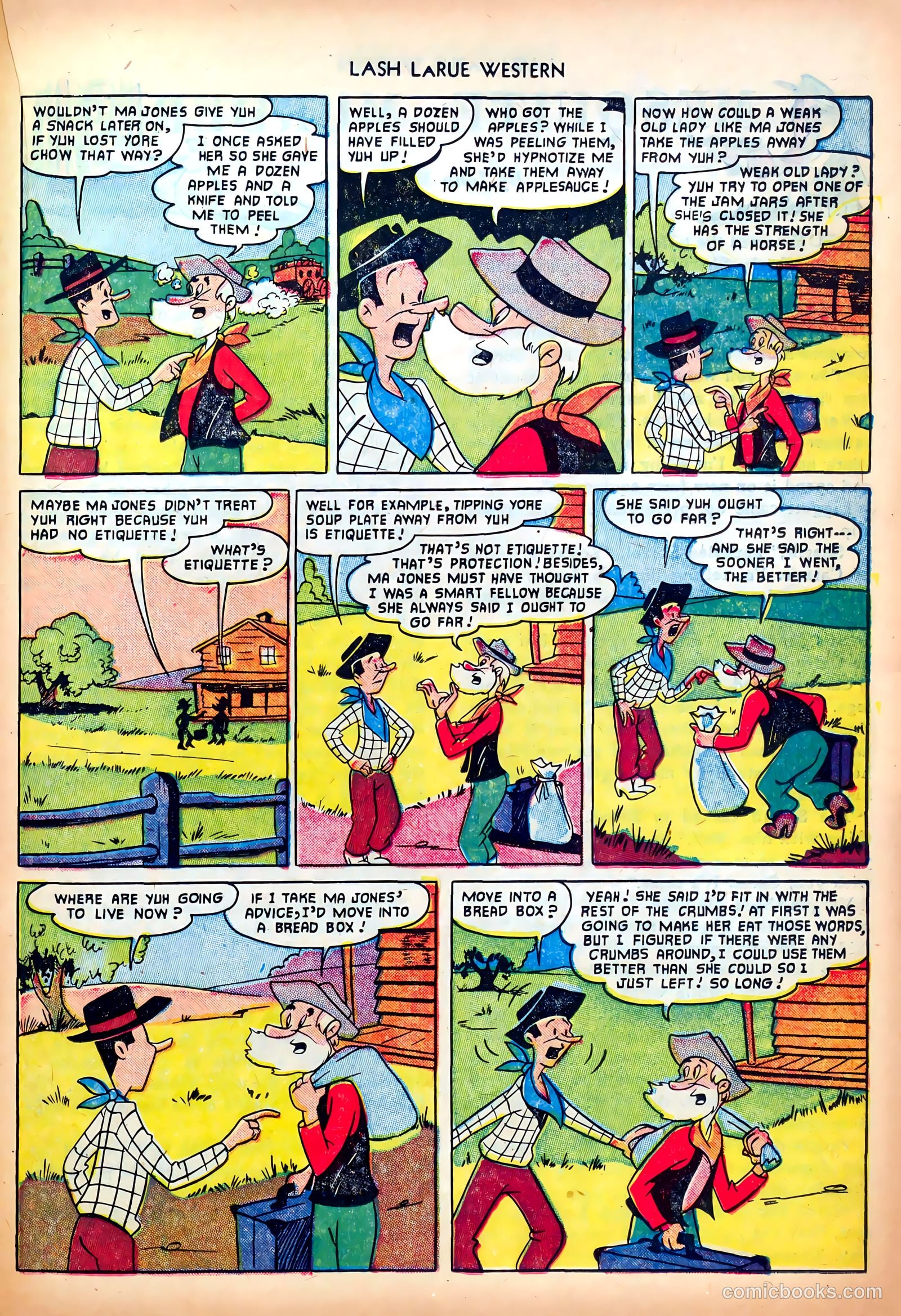 Lash LaRue Western #26 (1952) — page 23 of 36