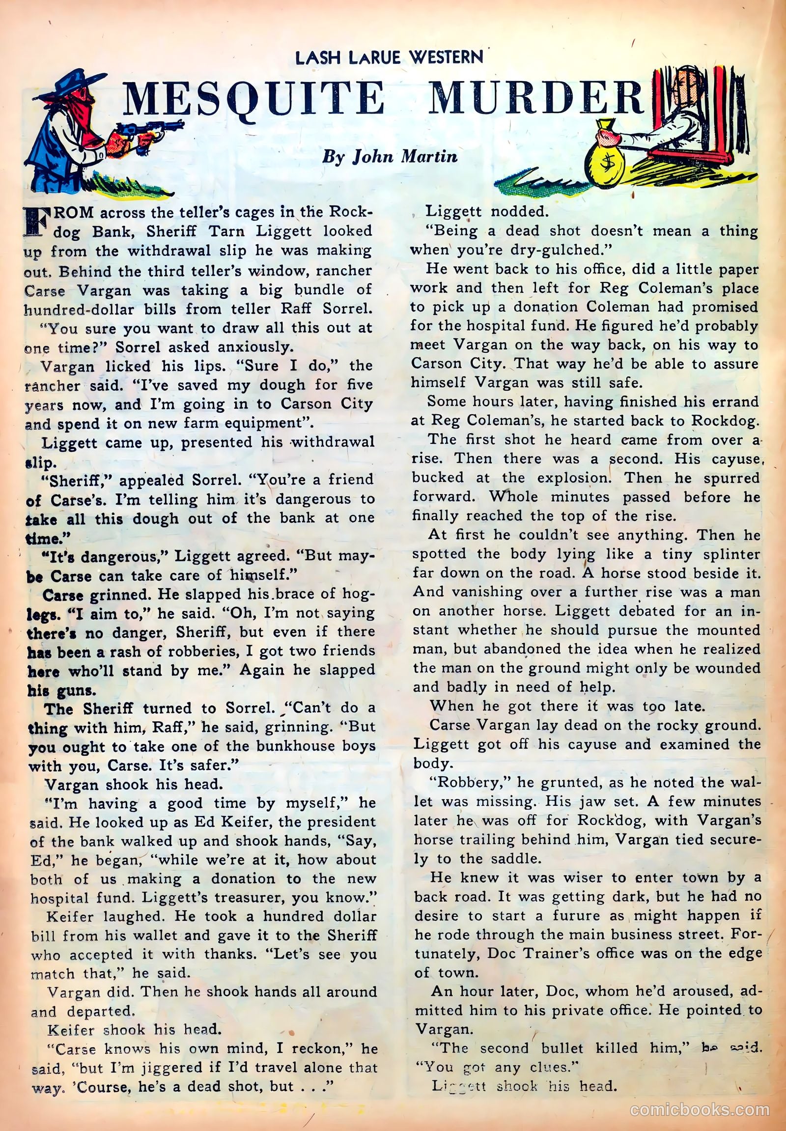 Lash LaRue Western #26 (1952) — page 24 of 36