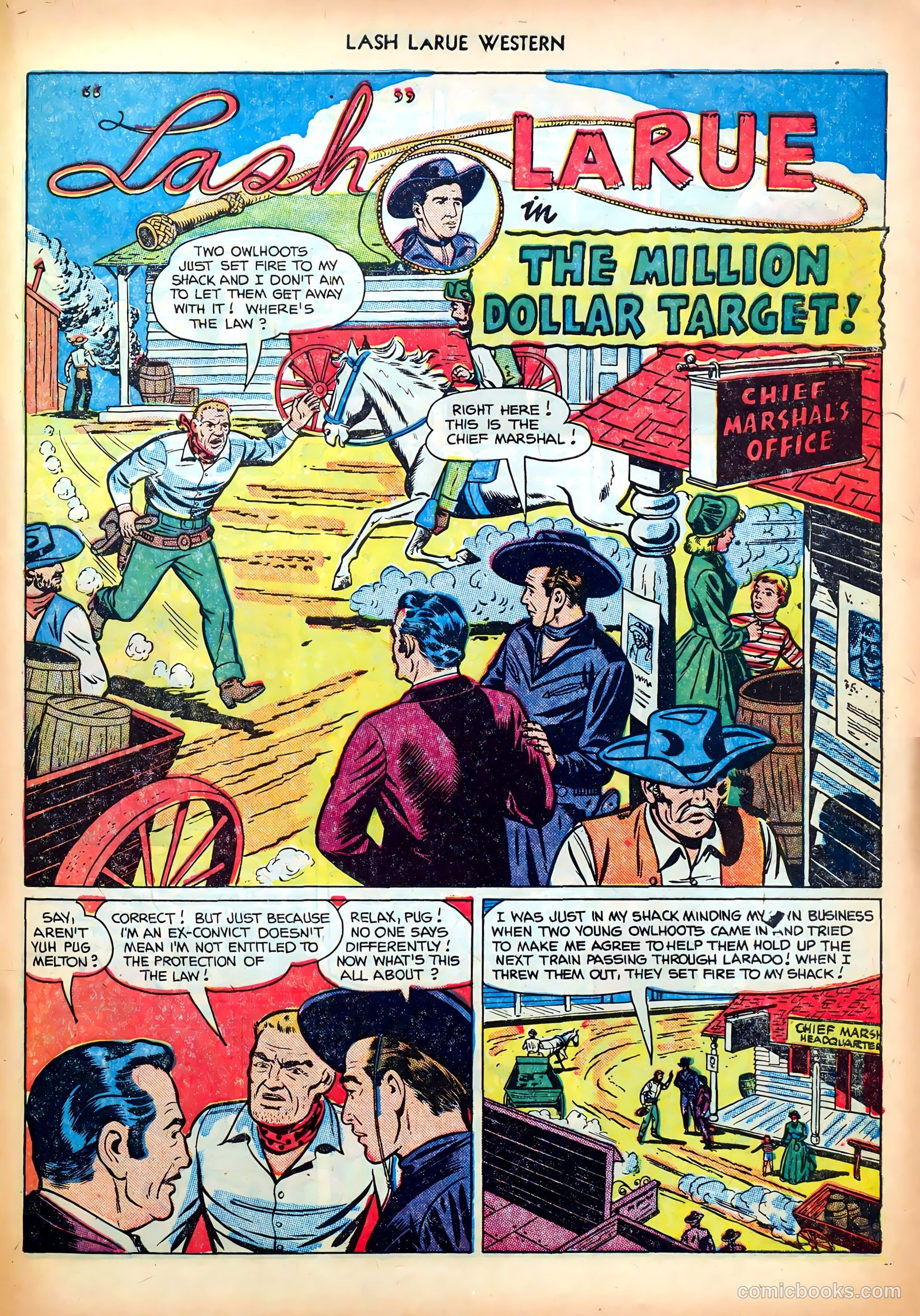 Lash LaRue Western #26 (1952) — page 27 of 36
