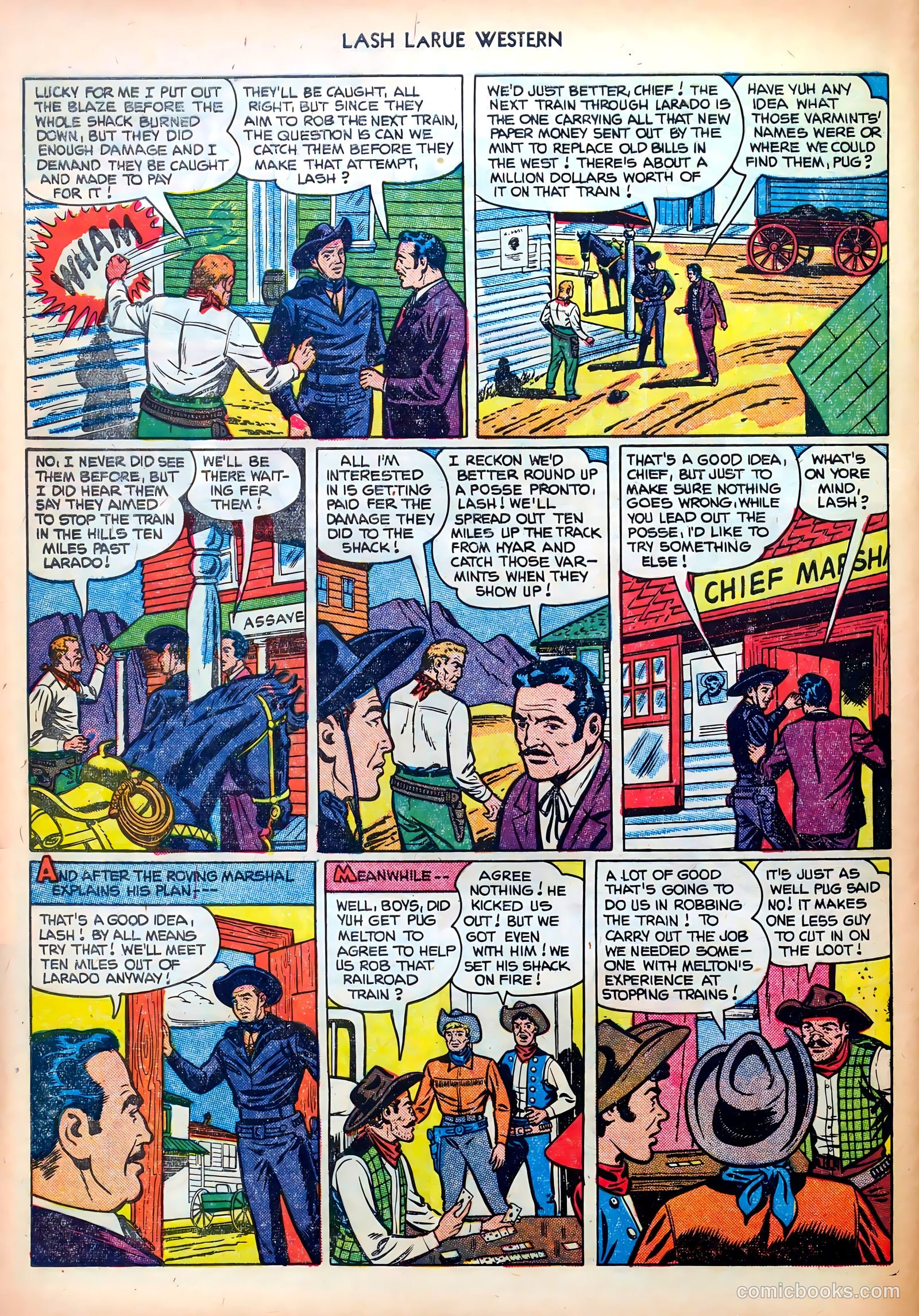 Lash LaRue Western #26 (1952) — page 28 of 36