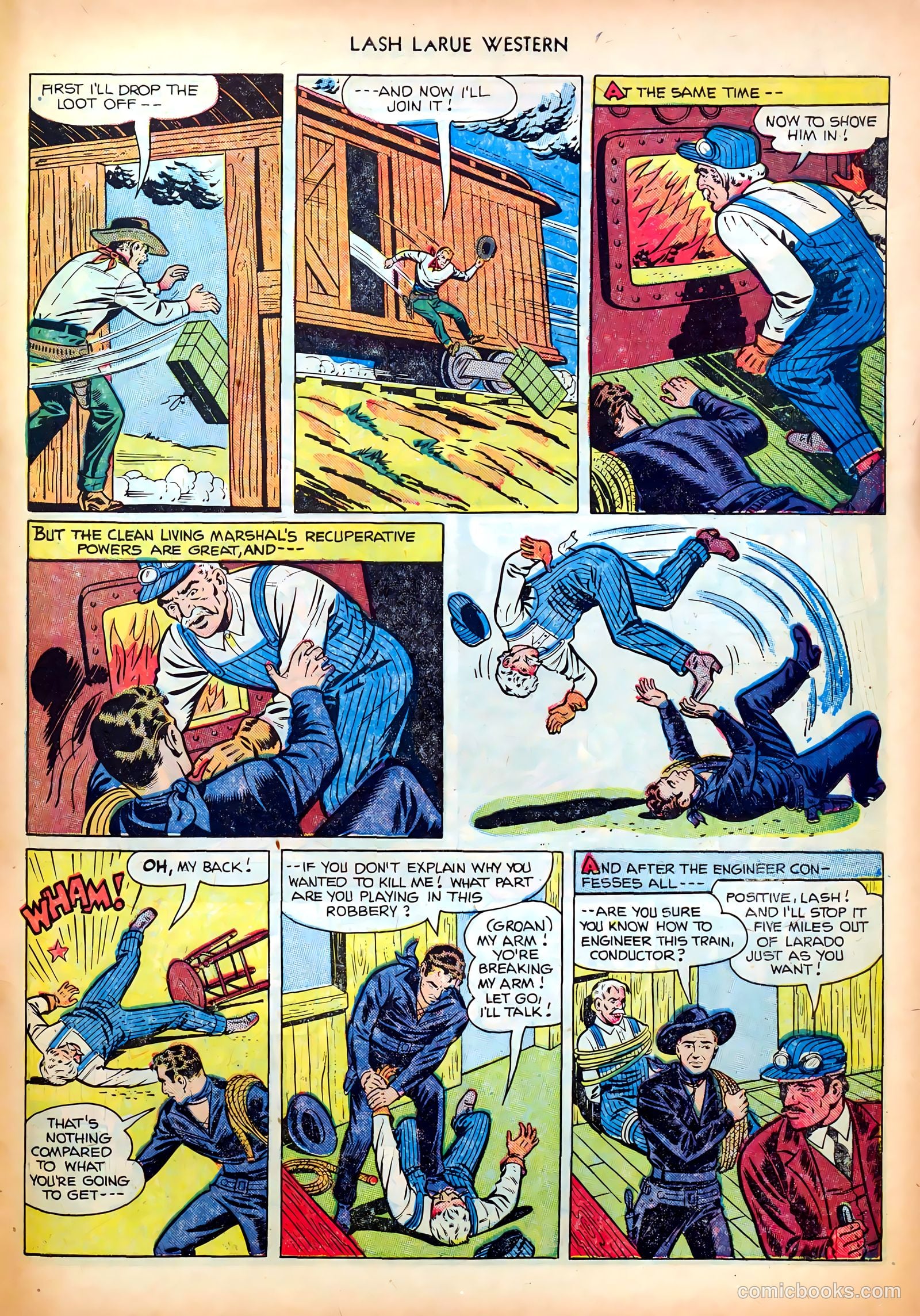 Lash LaRue Western #26 (1952) — page 31 of 36