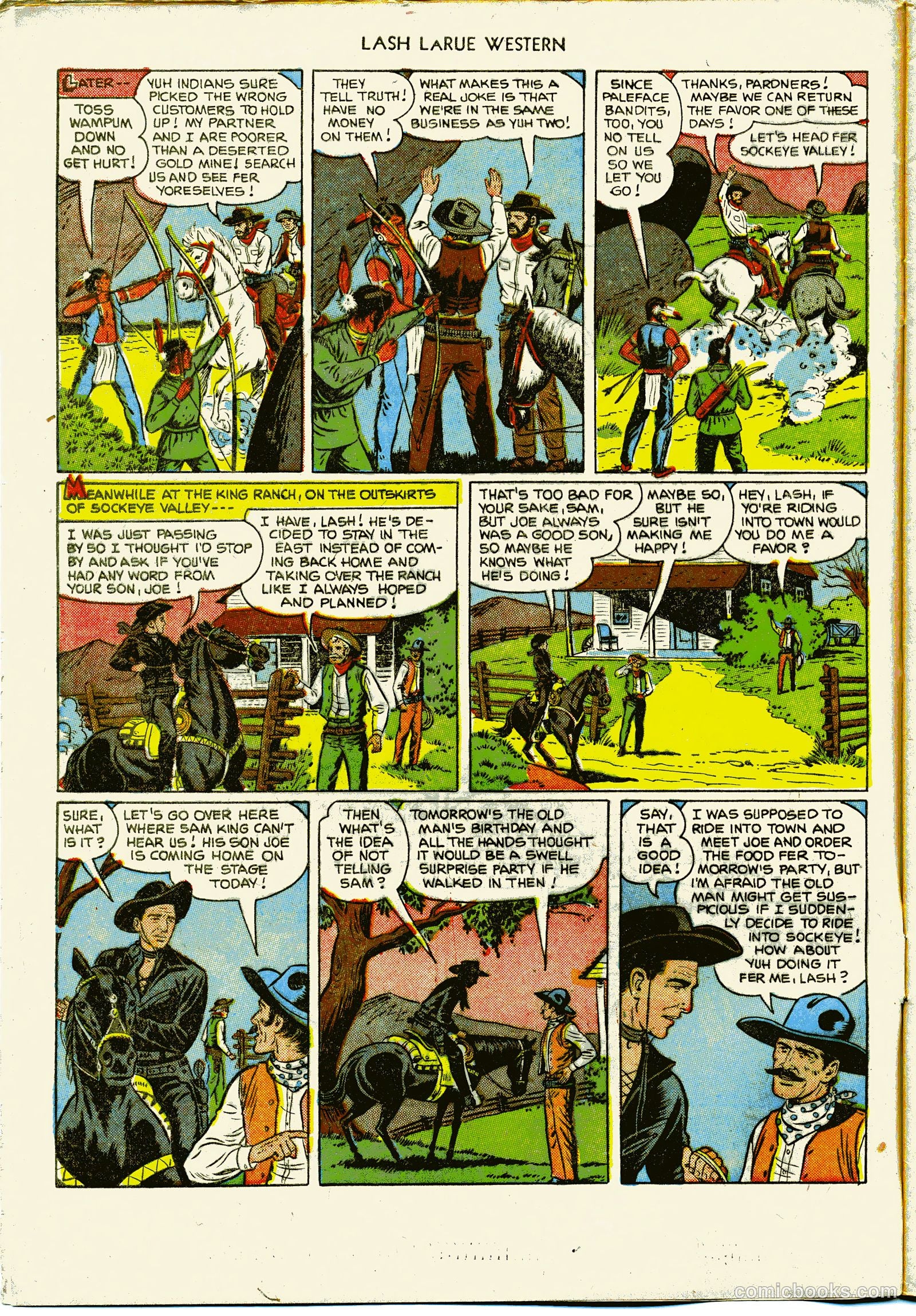 Lash LaRue Western #27 (1952) — page 4 of 36