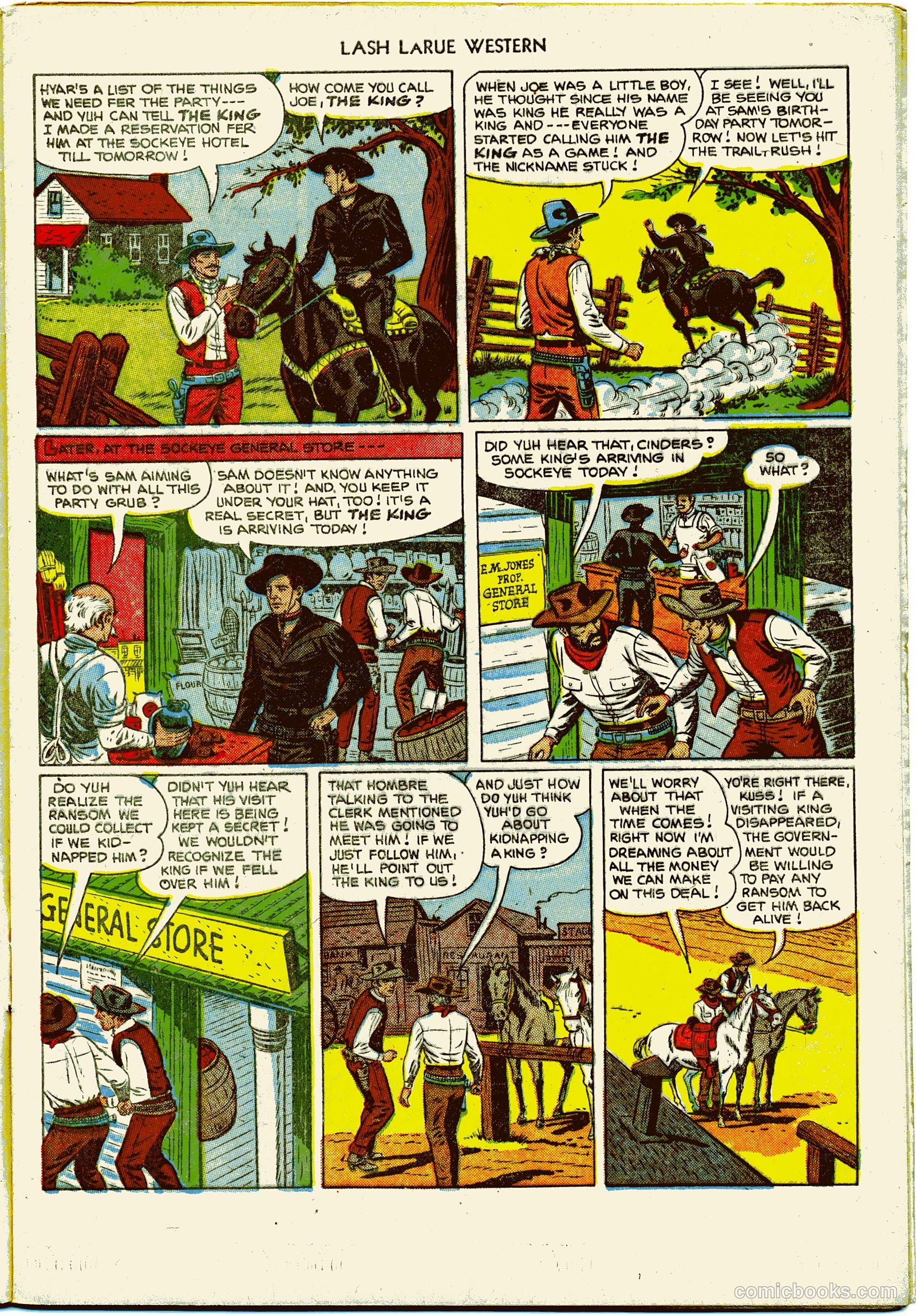Lash LaRue Western #27 (1952) — page 5 of 36
