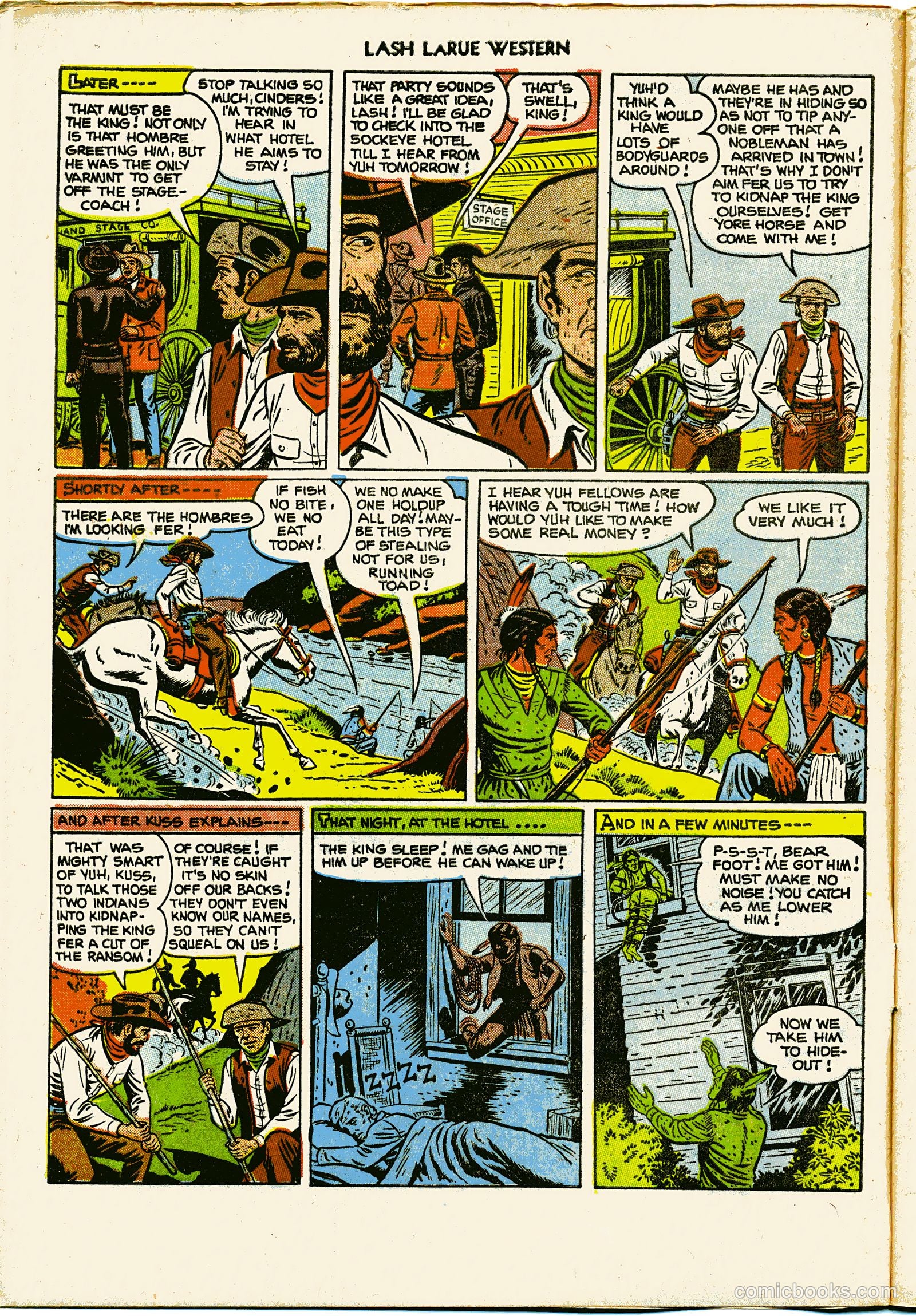 Lash LaRue Western #27 (1952) — page 6 of 36