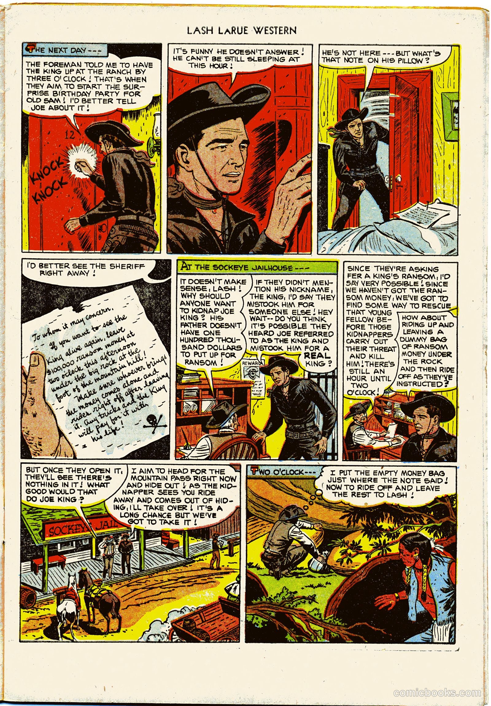Lash LaRue Western #27 (1952) — page 7 of 36