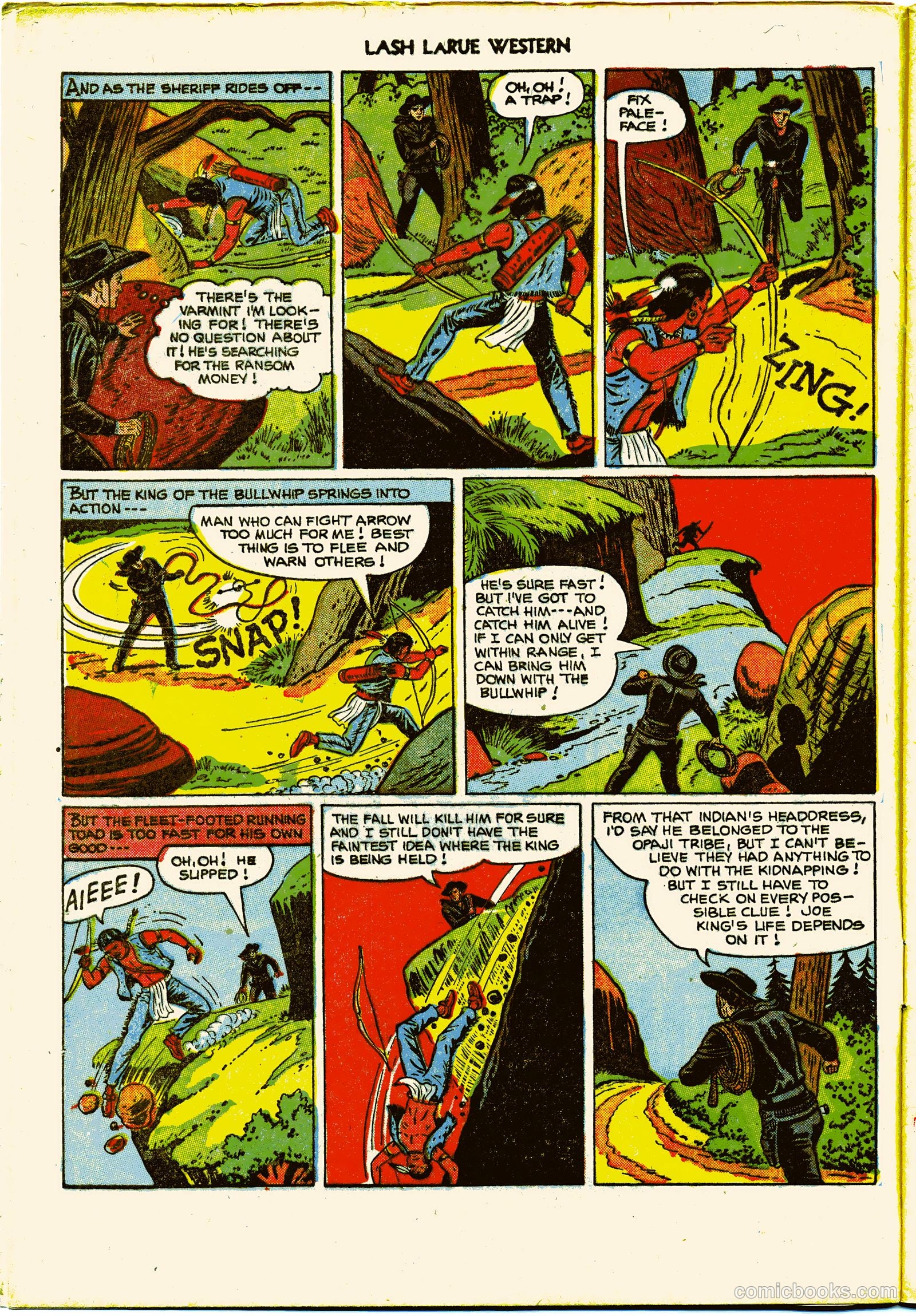 Lash LaRue Western #27 (1952) — page 8 of 36