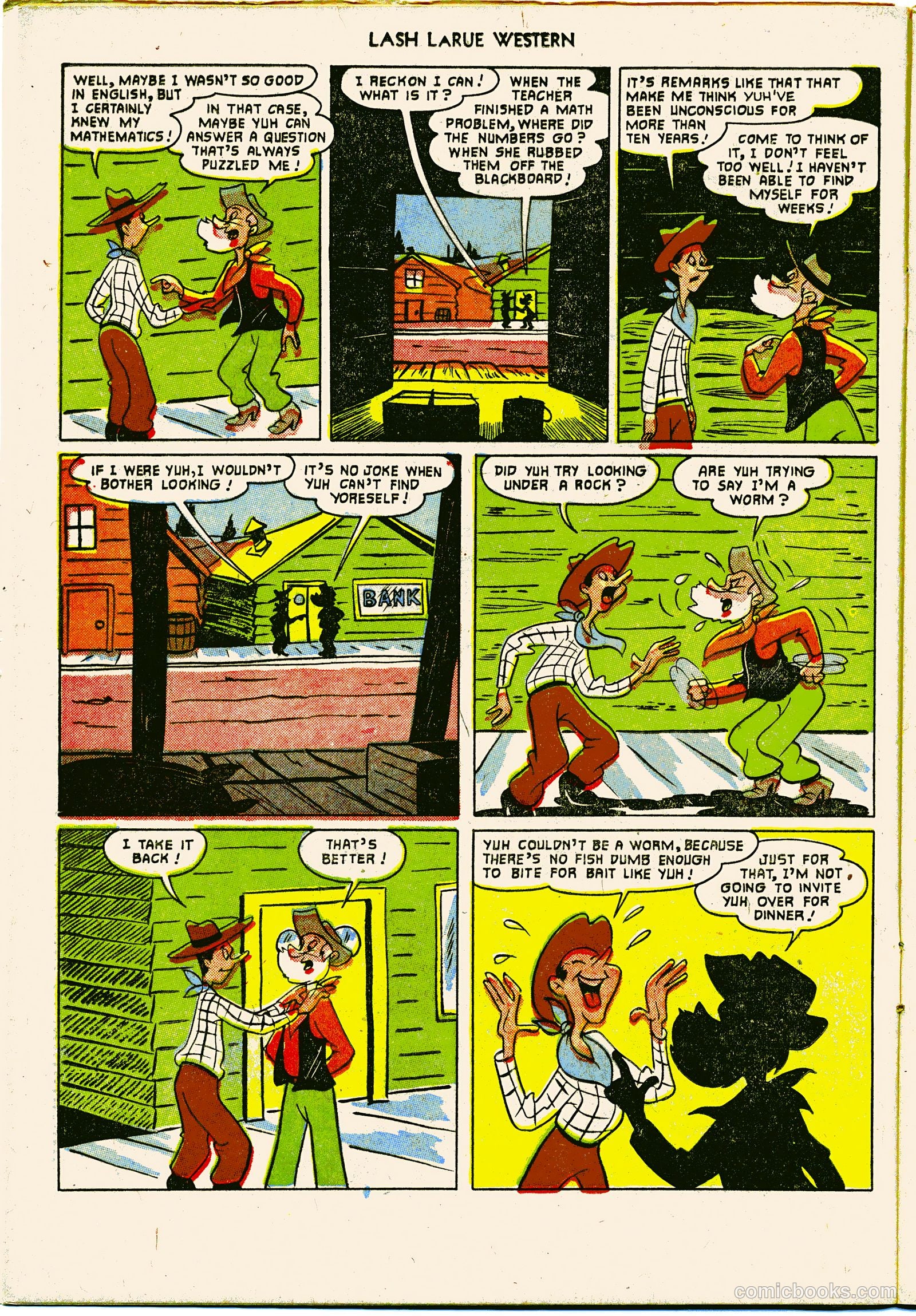 Lash LaRue Western #27 (1952) — page 14 of 36