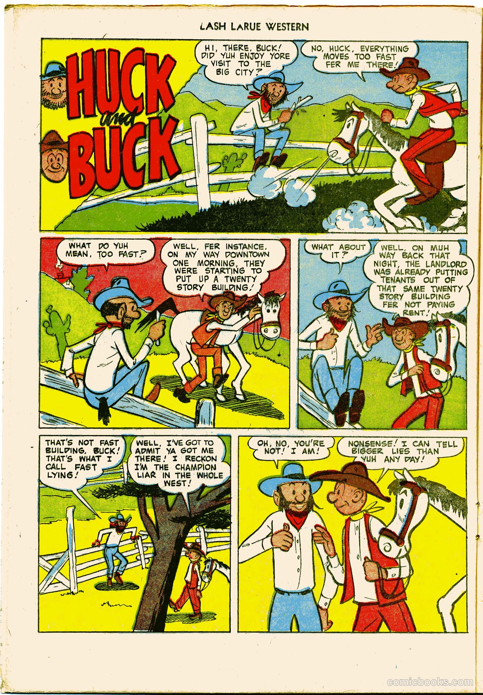 Lash LaRue Western #27 (1952) — page 16 of 36