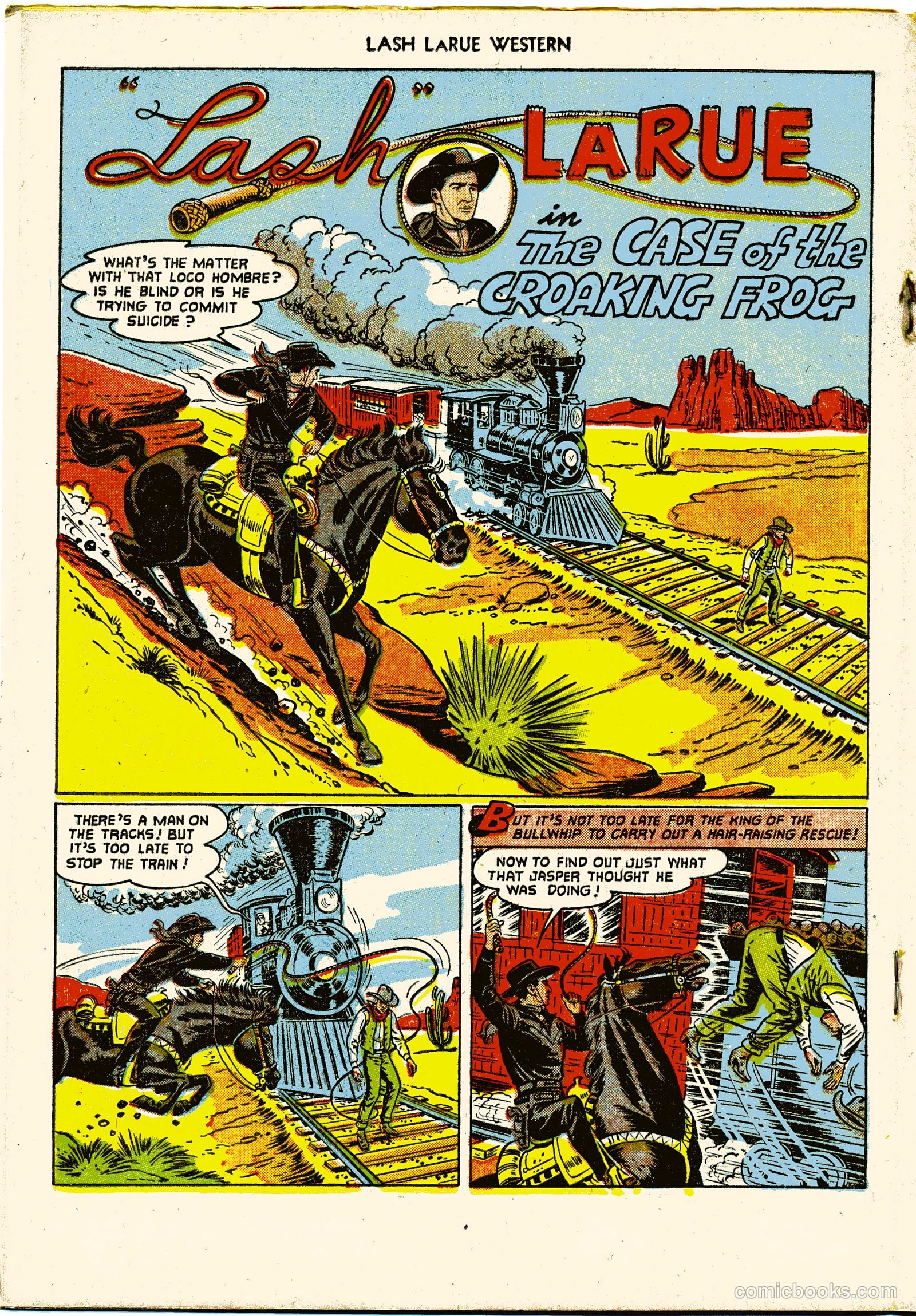 Lash LaRue Western #27 (1952) — page 18 of 36