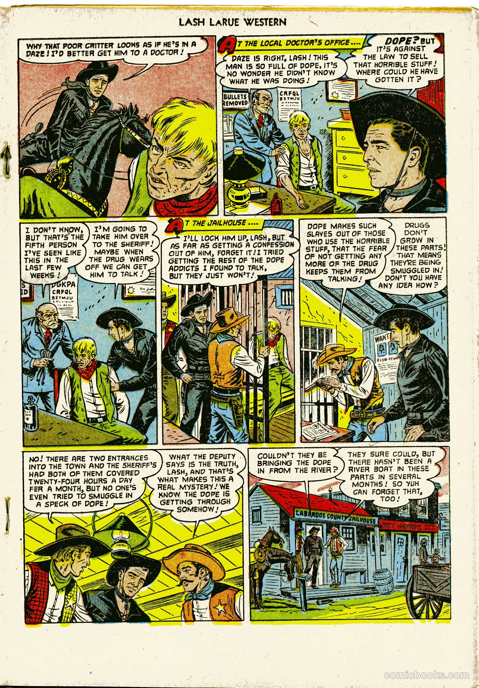Lash LaRue Western #27 (1952) — page 19 of 36