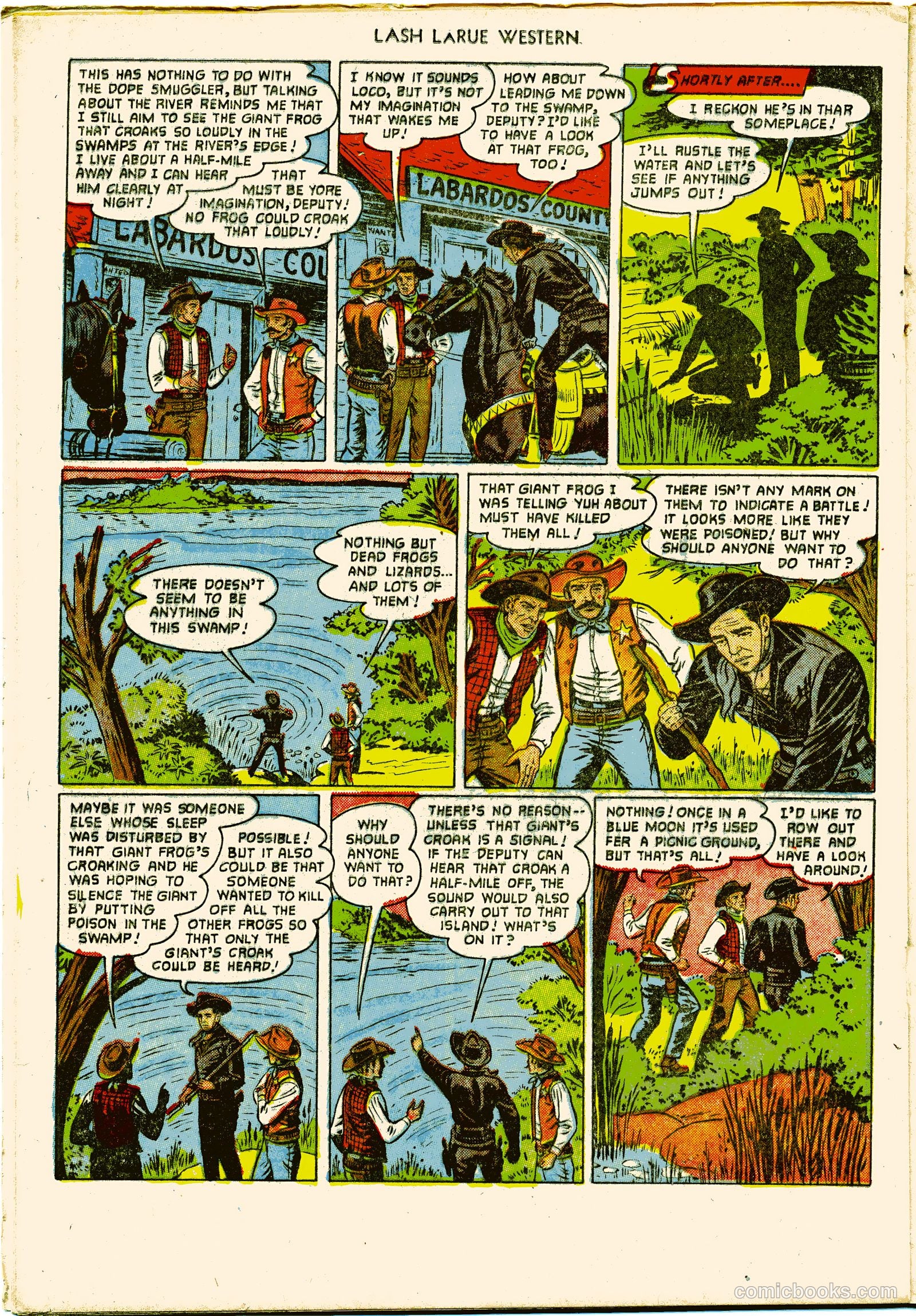 Lash LaRue Western #27 (1952) — page 20 of 36