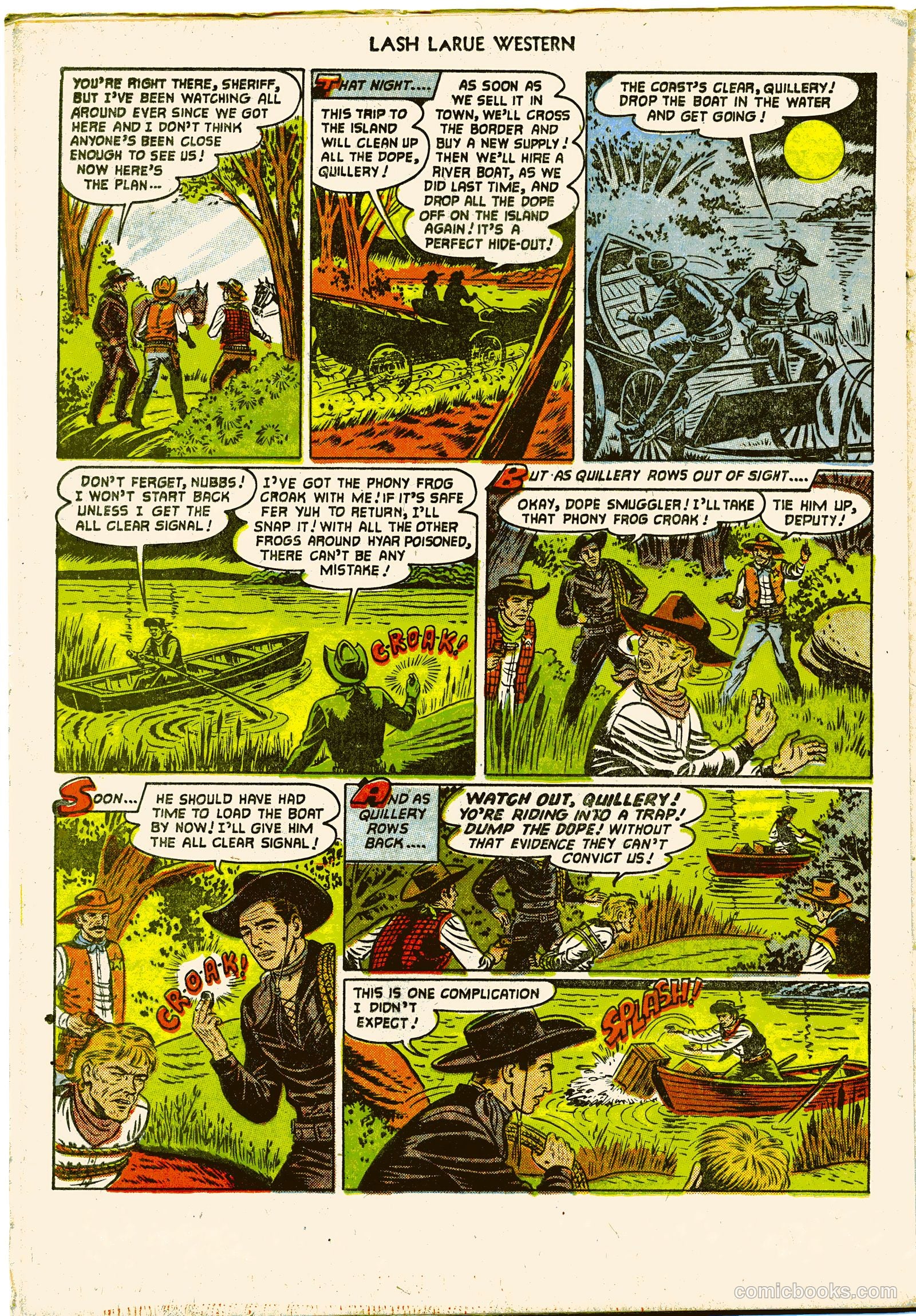 Lash LaRue Western #27 (1952) — page 22 of 36