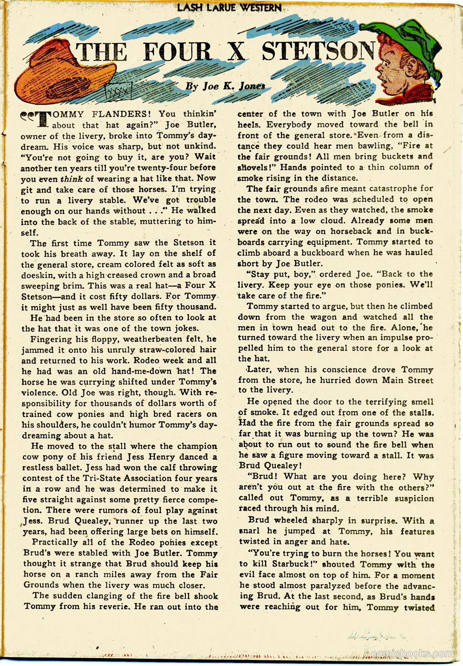 Lash LaRue Western #27 (1952) — page 25 of 36