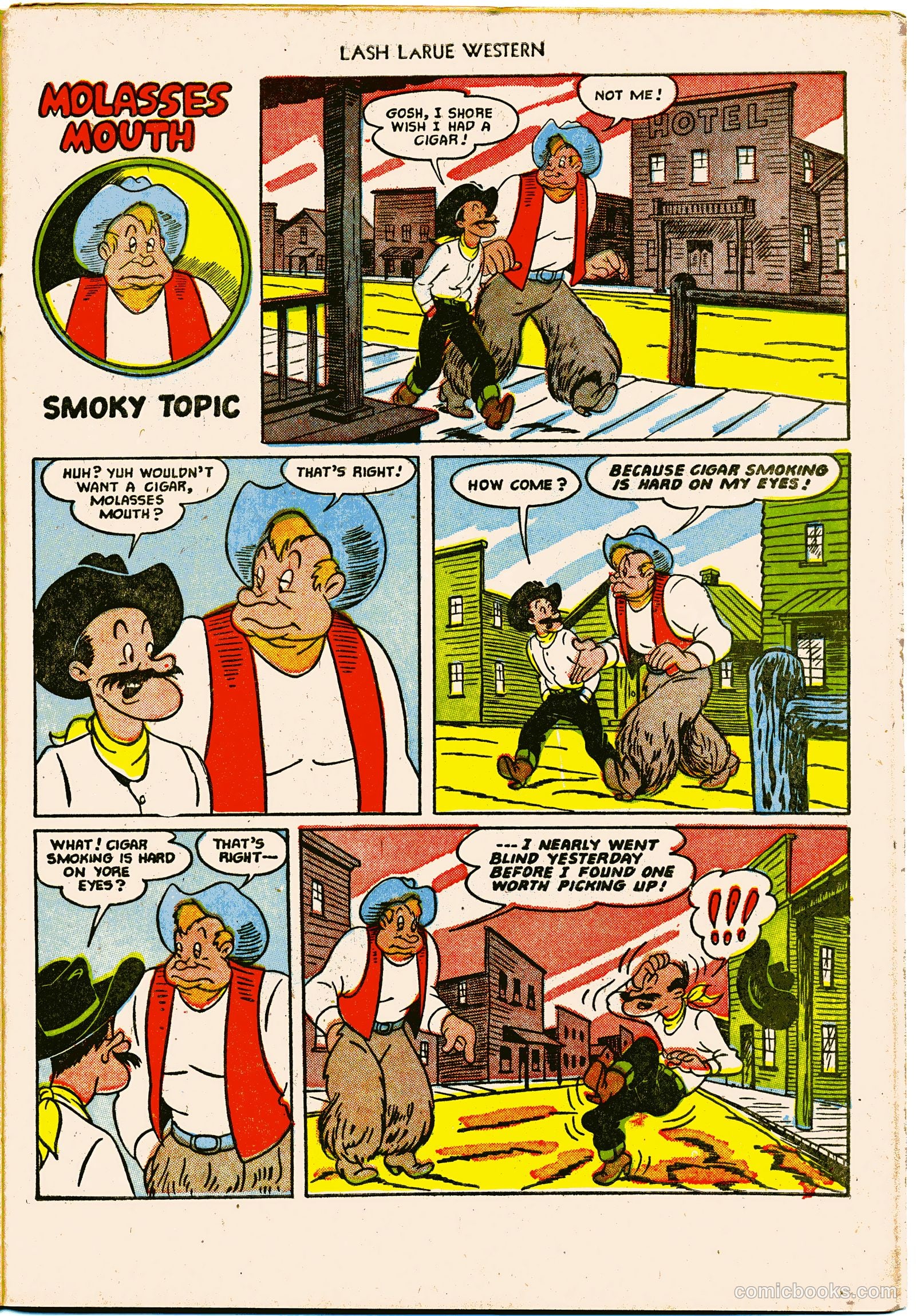 Lash LaRue Western #27 (1952) — page 27 of 36