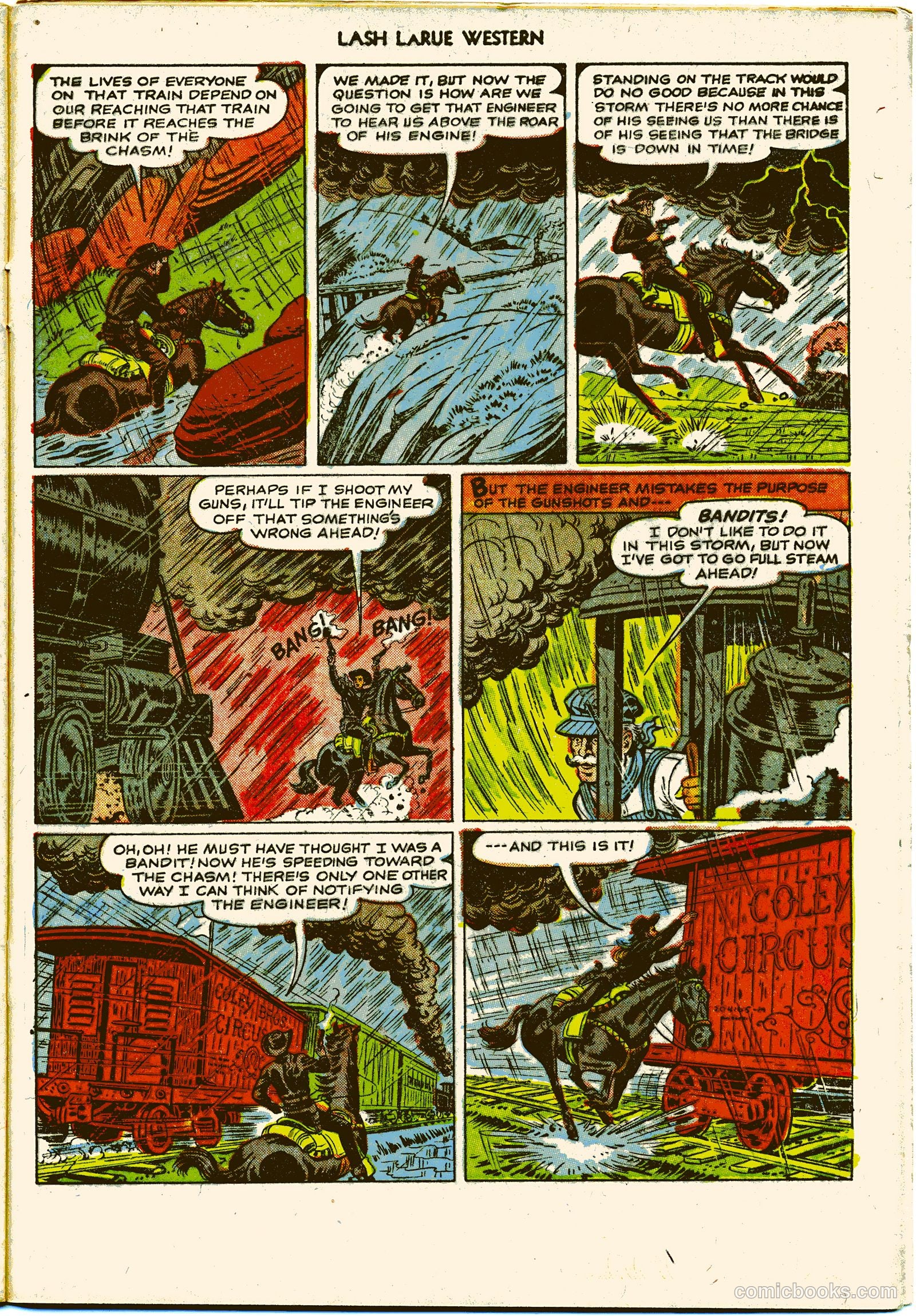 Lash LaRue Western #27 (1952) — page 29 of 36