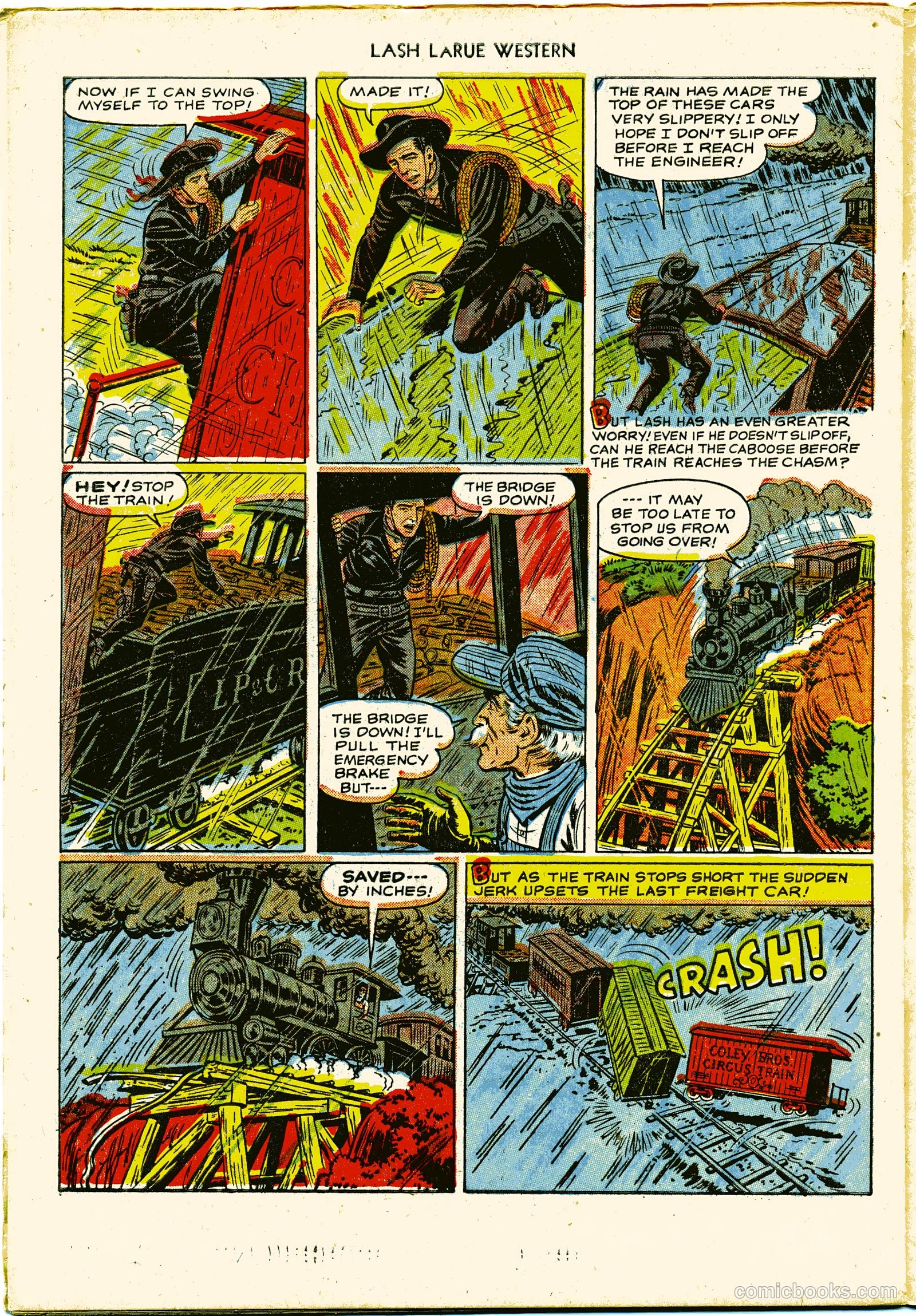 Lash LaRue Western #27 (1952) — page 30 of 36