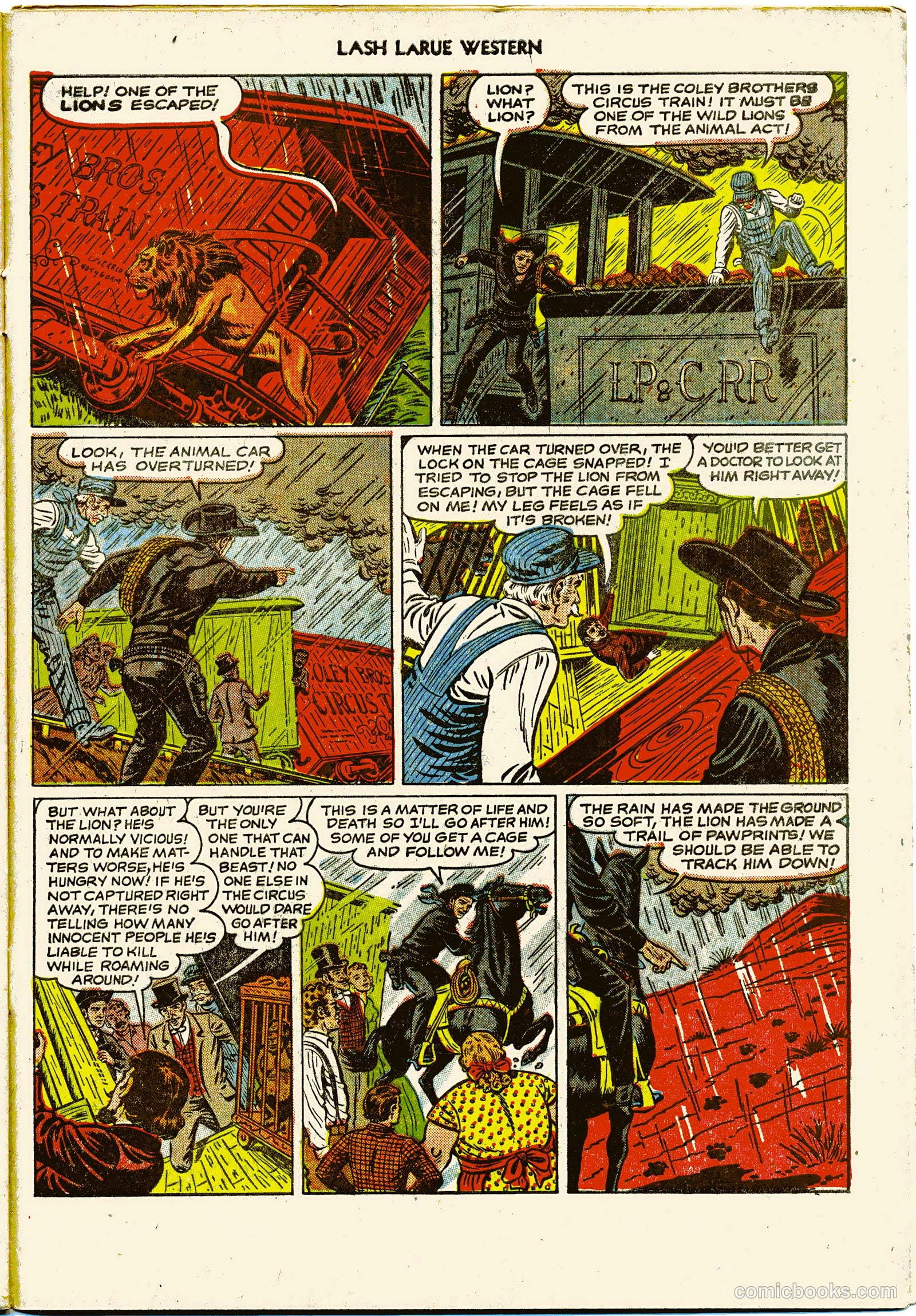 Lash LaRue Western #27 (1952) — page 31 of 36