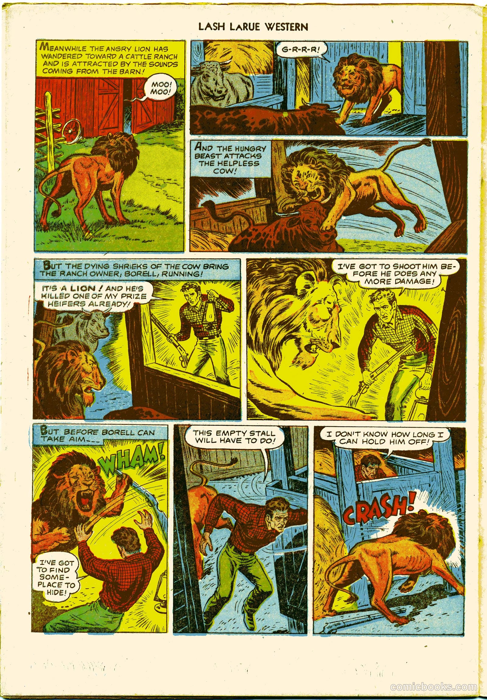 Lash LaRue Western #27 (1952) — page 32 of 36