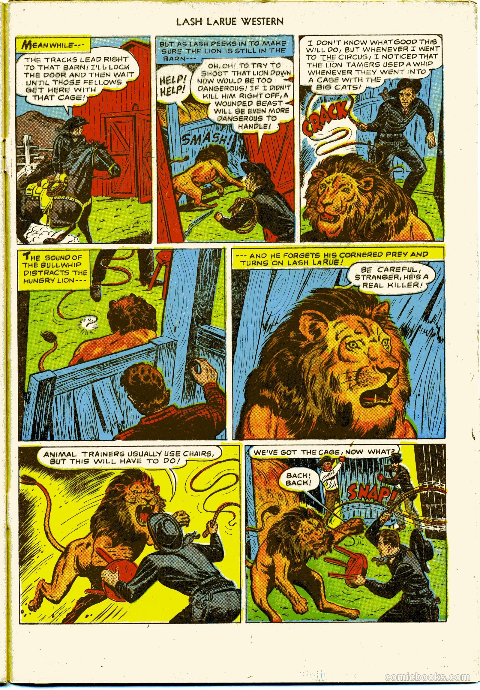 Lash LaRue Western #27 (1952) — page 33 of 36