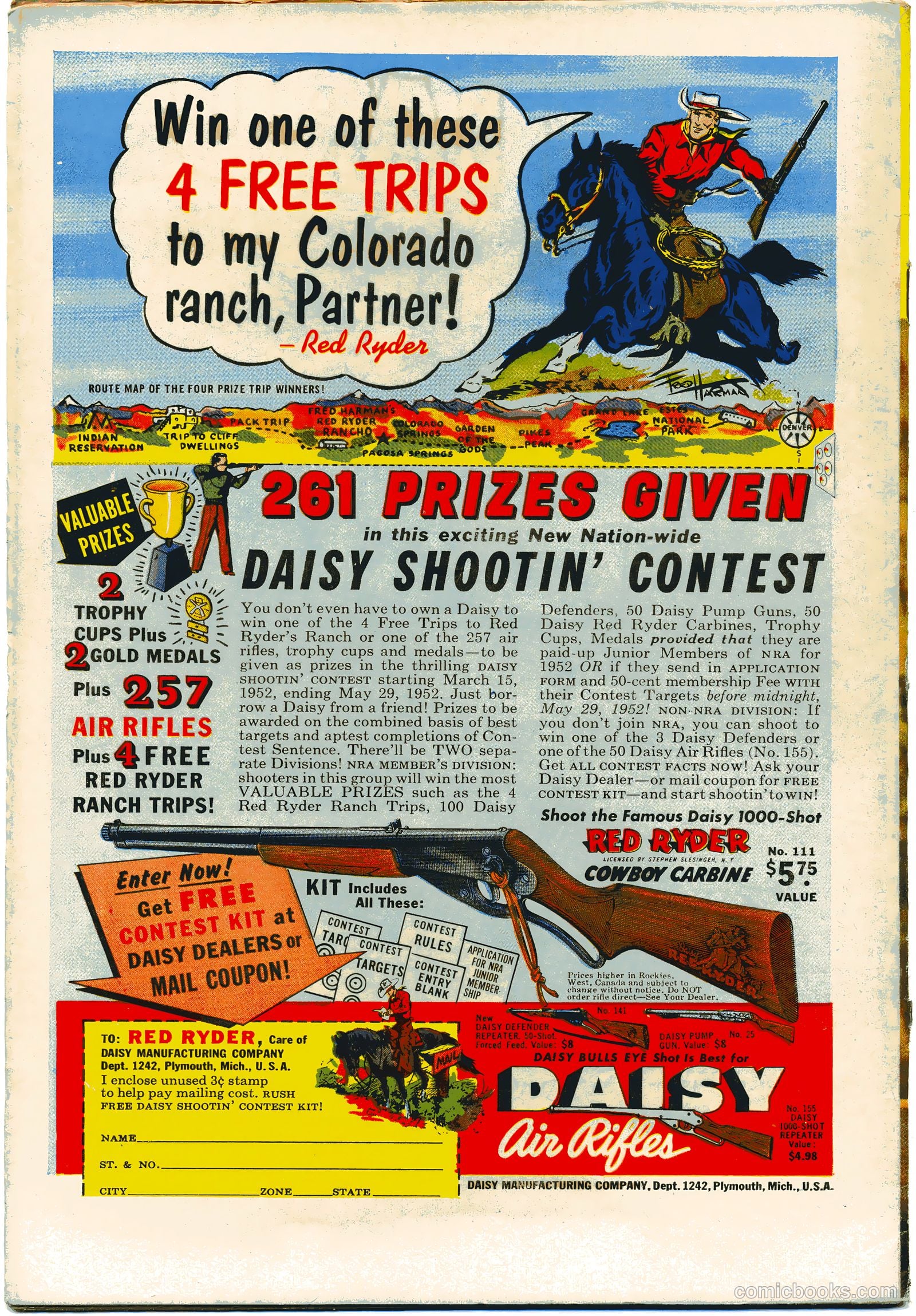 Lash LaRue Western #27 (1952) — page 36 of 36