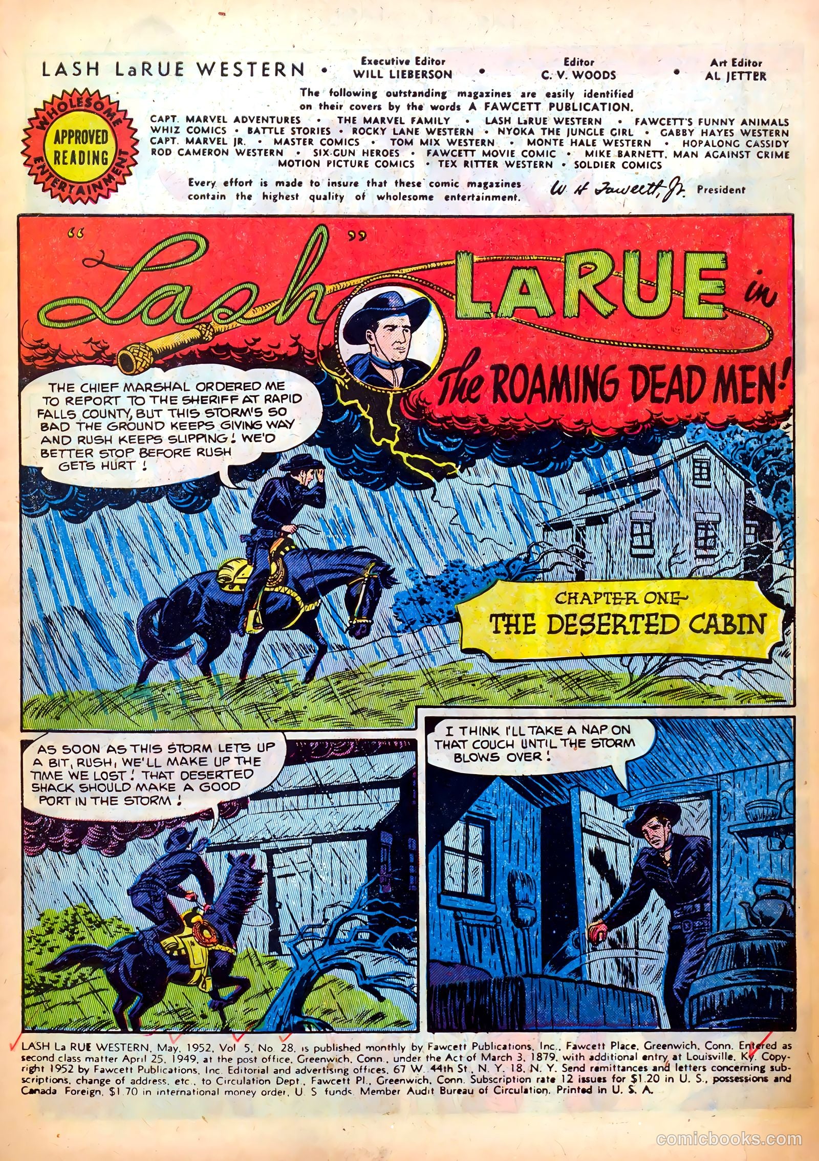 Lash LaRue Western #28 (1952) — page 3 of 36