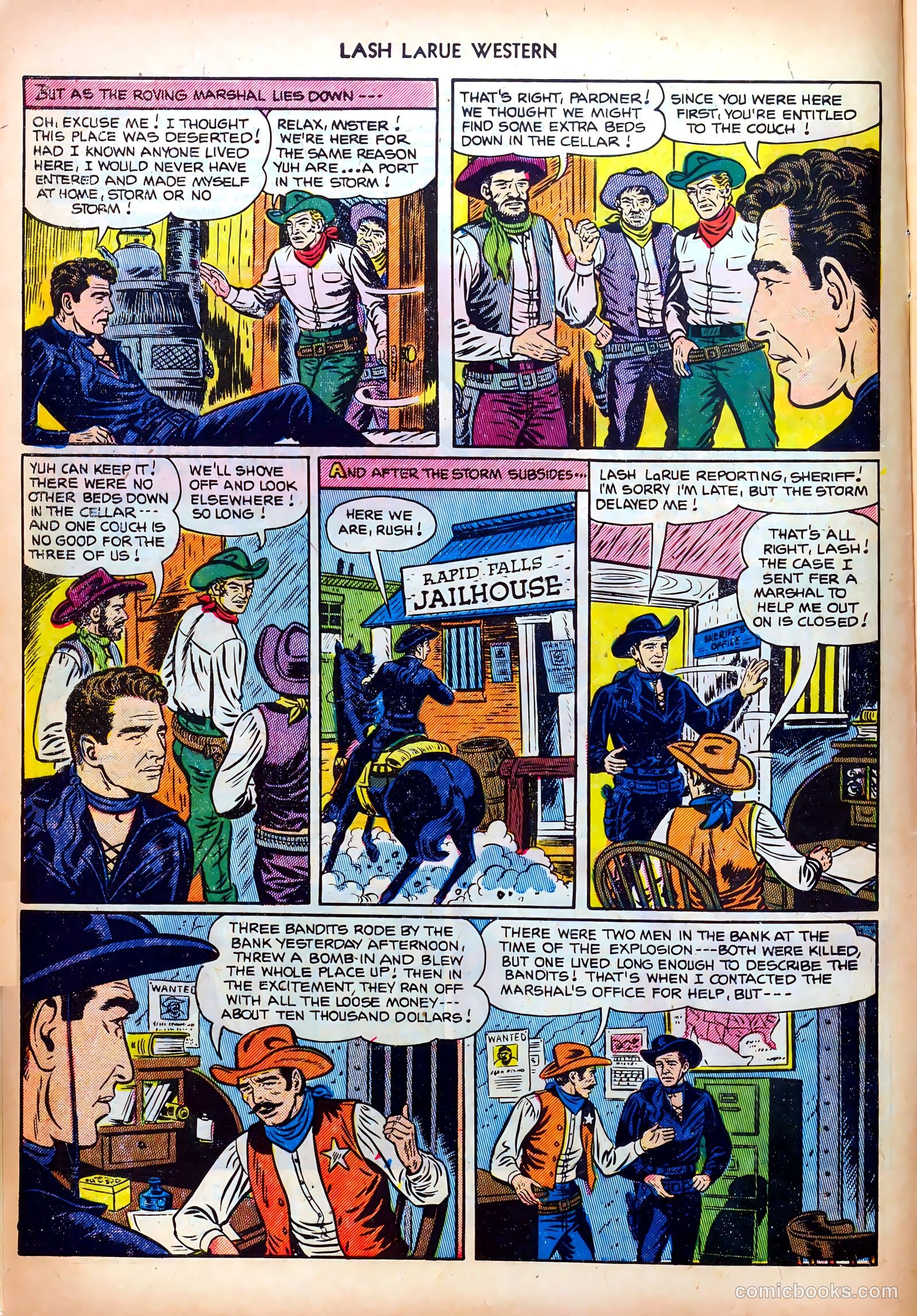 Lash LaRue Western #28 (1952) — page 4 of 36