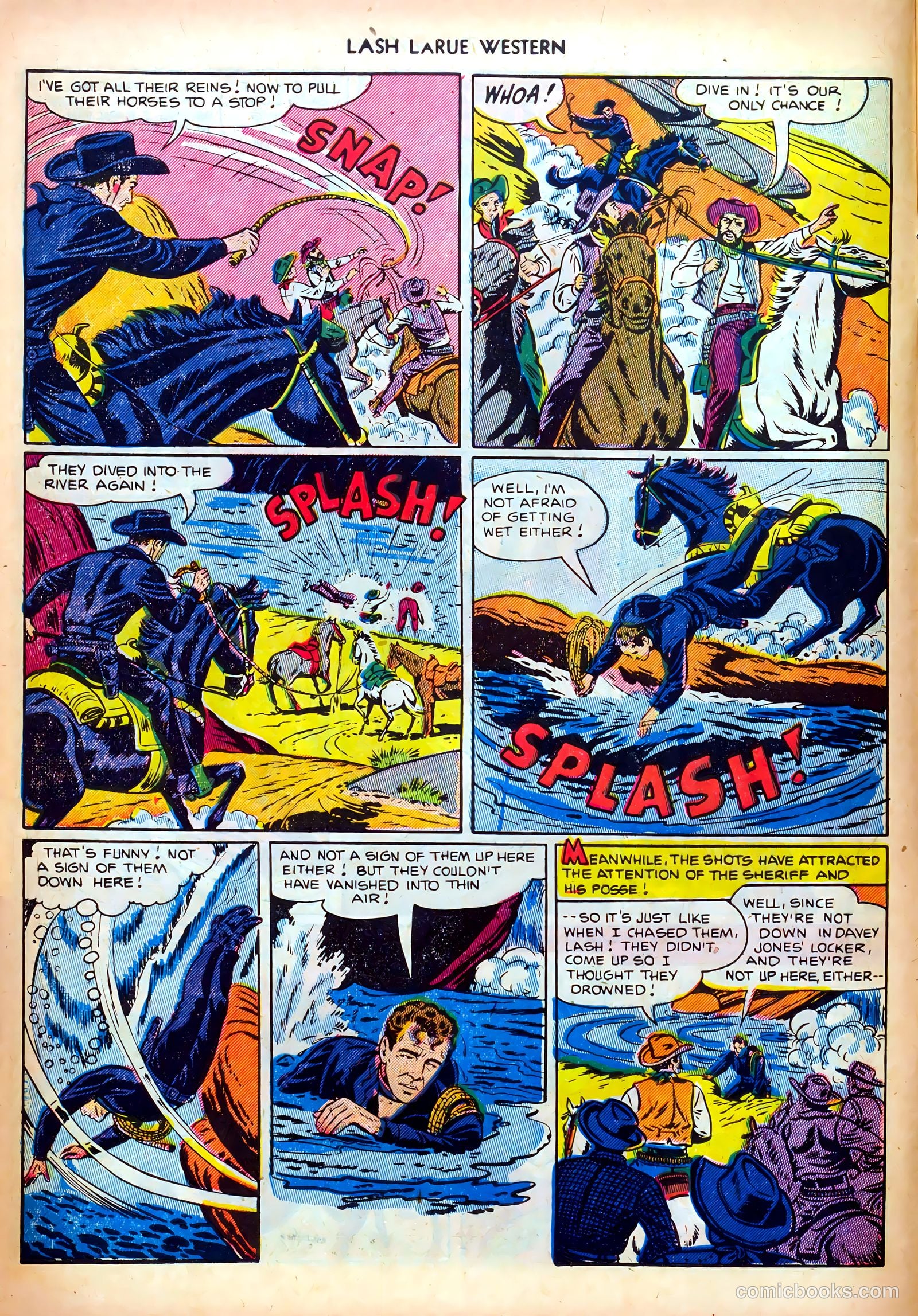 Lash LaRue Western #28 (1952) — page 8 of 36