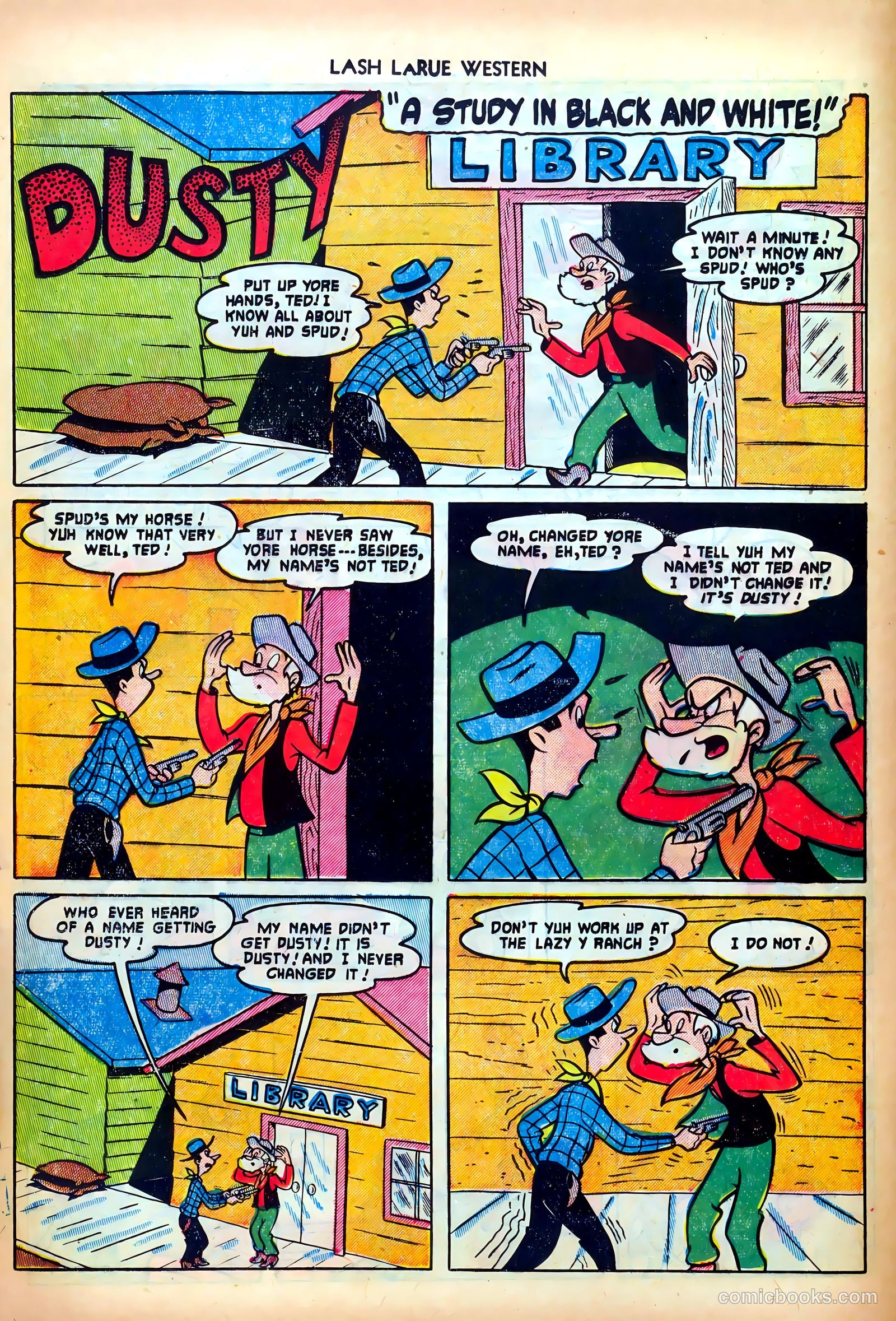 Lash LaRue Western #28 (1952) — page 12 of 36