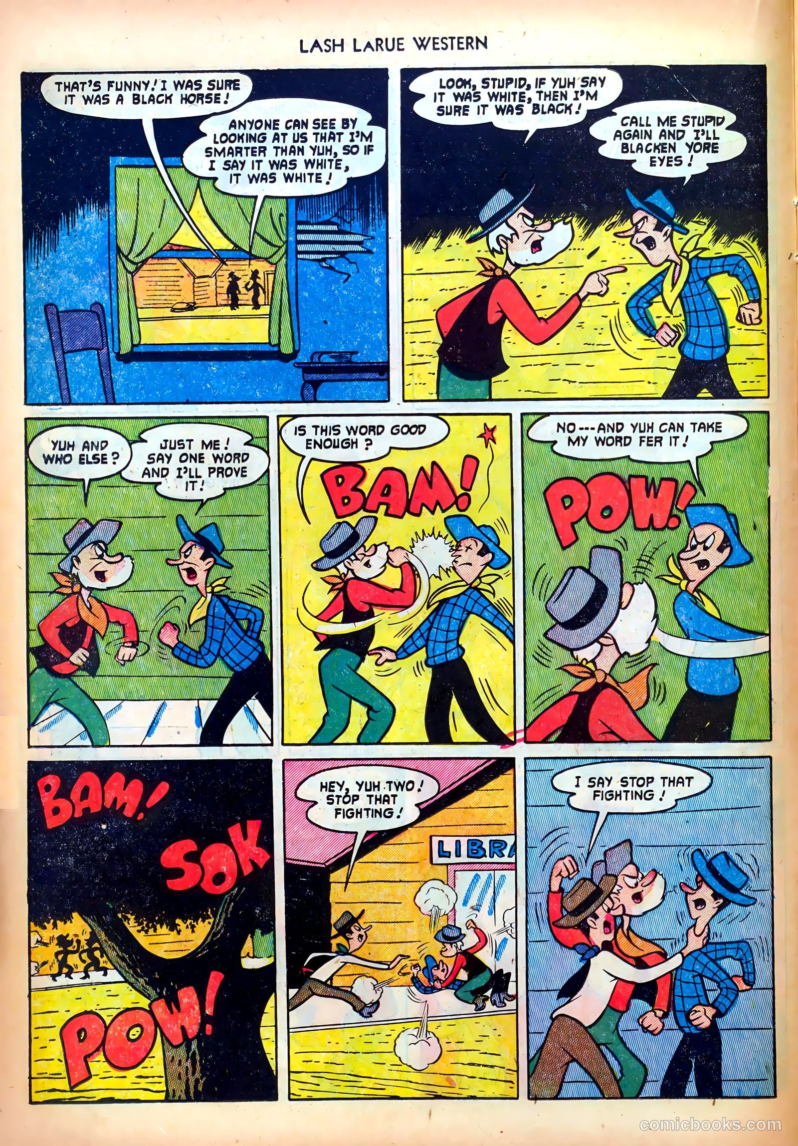Lash LaRue Western #28 (1952) — page 14 of 36