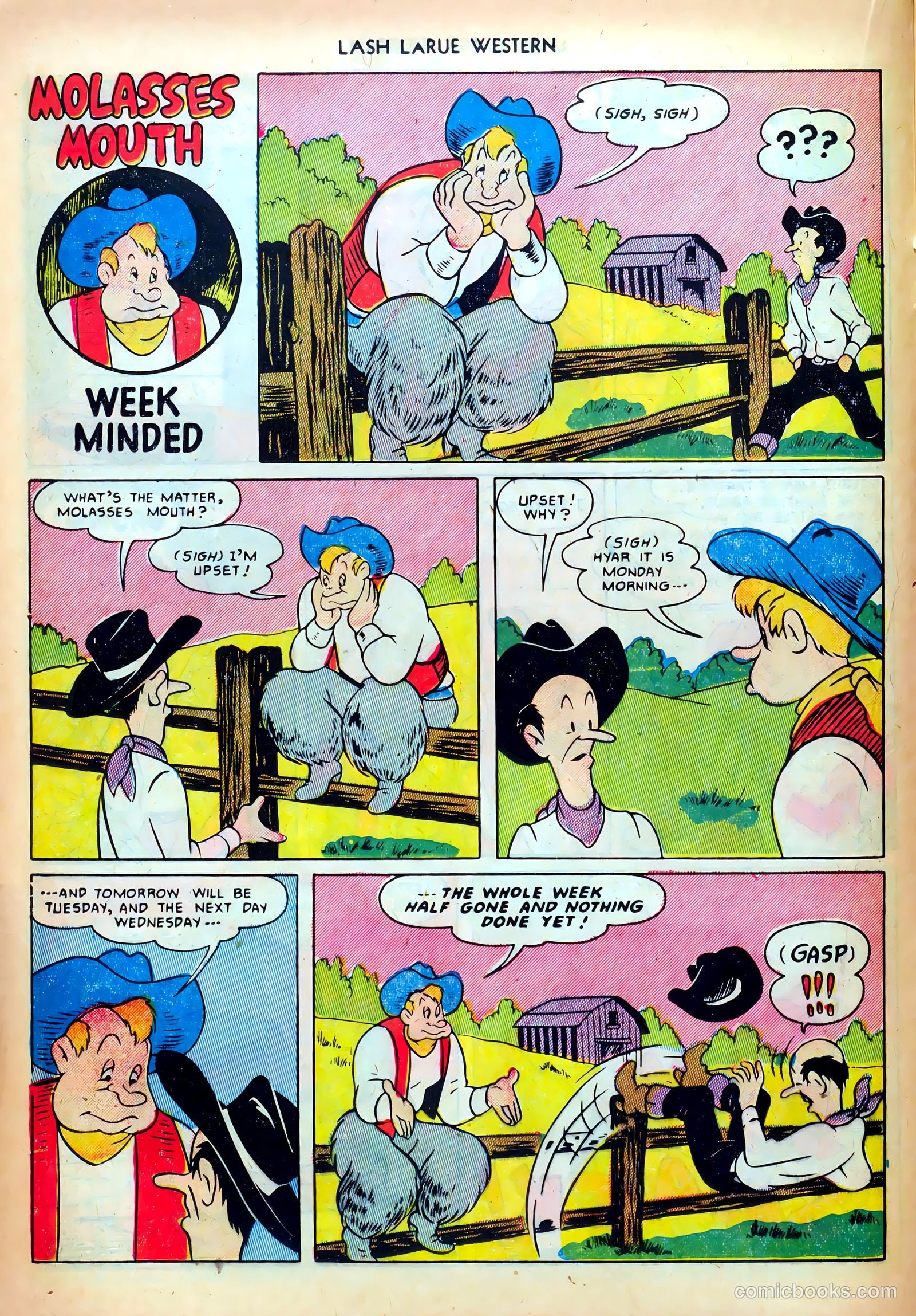 Lash LaRue Western #28 (1952) — page 16 of 36