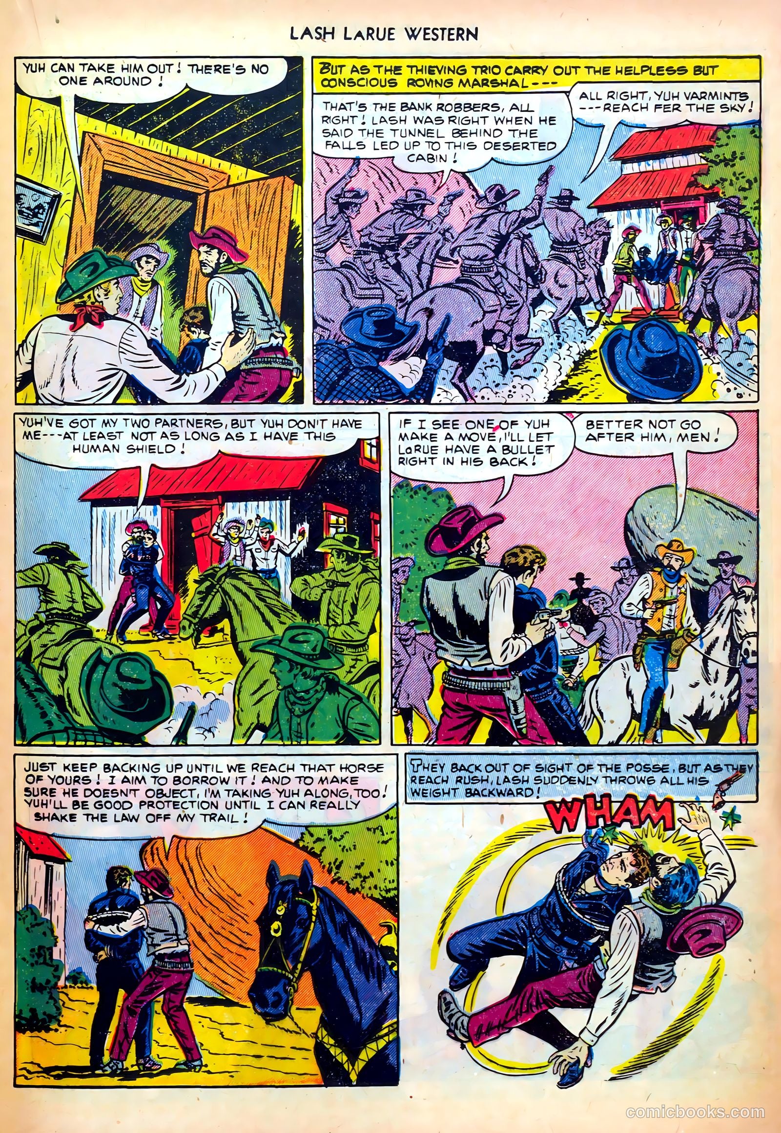 Lash LaRue Western #28 (1952) — page 21 of 36