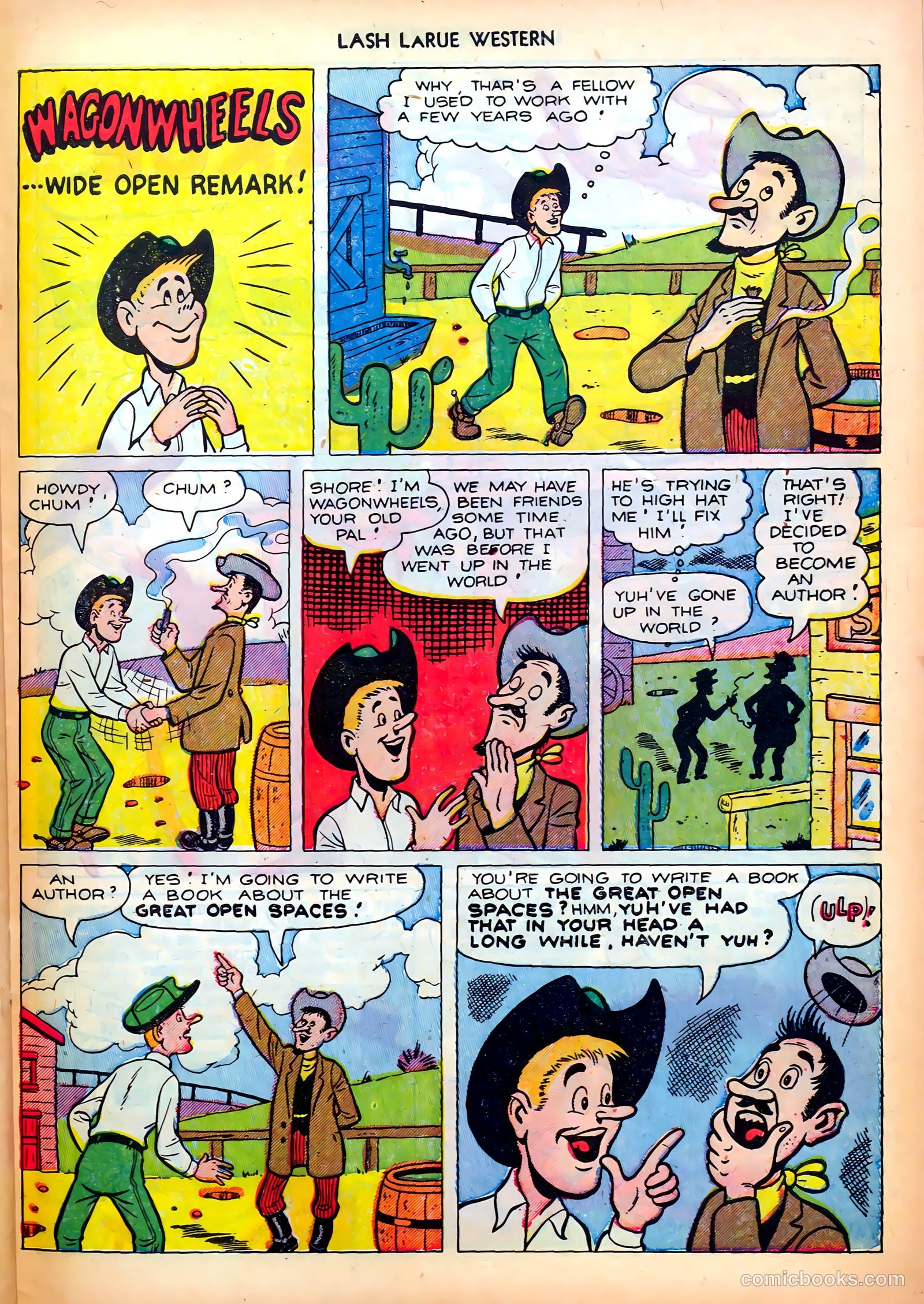 Lash LaRue Western #28 (1952) — page 27 of 36