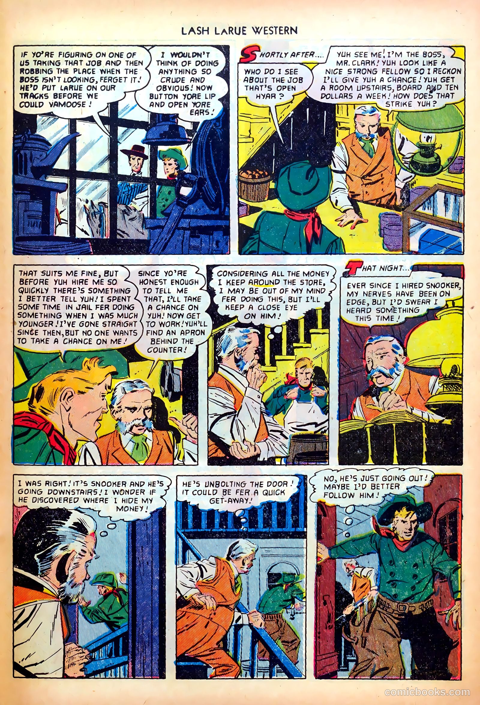 Lash LaRue Western #28 (1952) — page 29 of 36