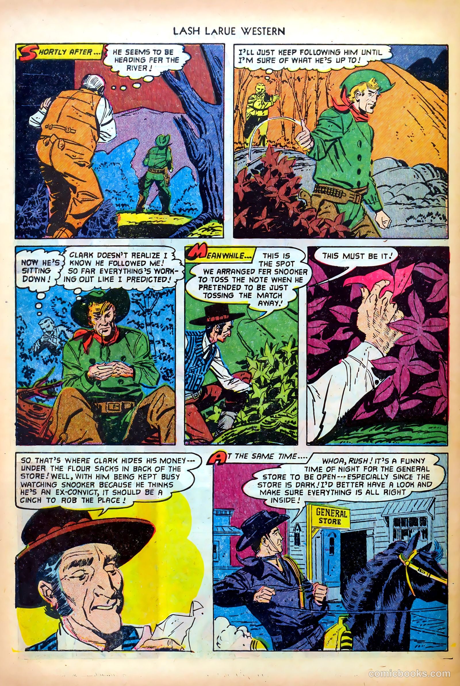 Lash LaRue Western #28 (1952) — page 30 of 36