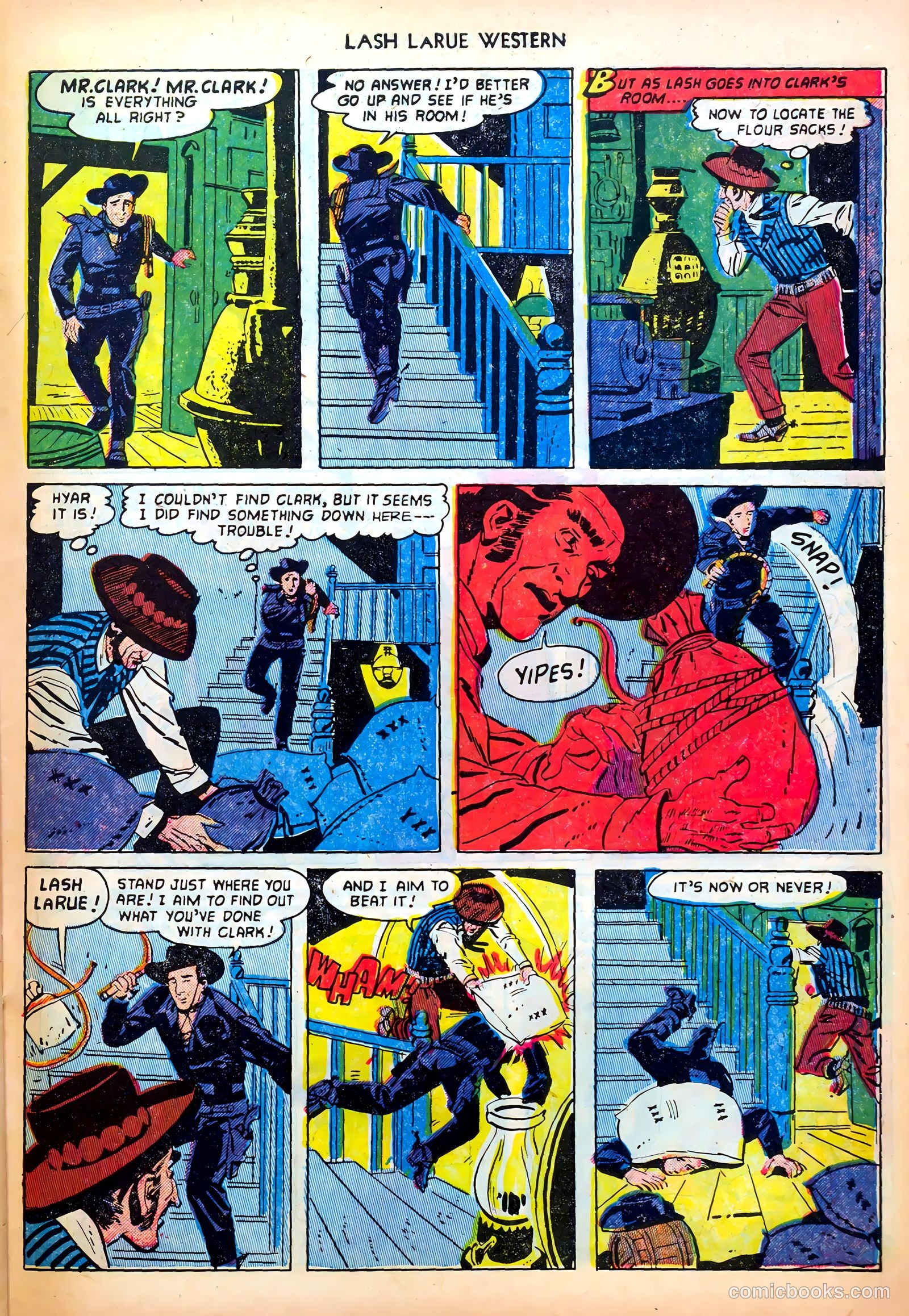Lash LaRue Western #28 (1952) — page 31 of 36