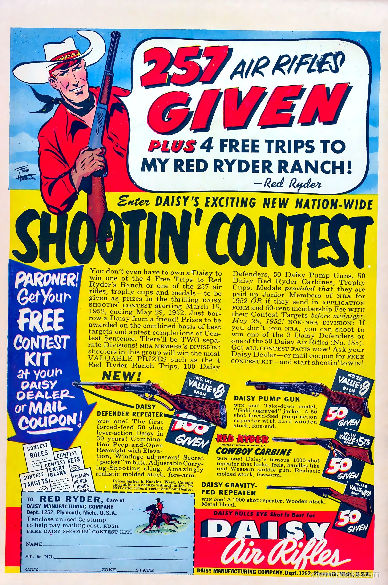 Lash LaRue Western #28 (1952) — page 36 of 36