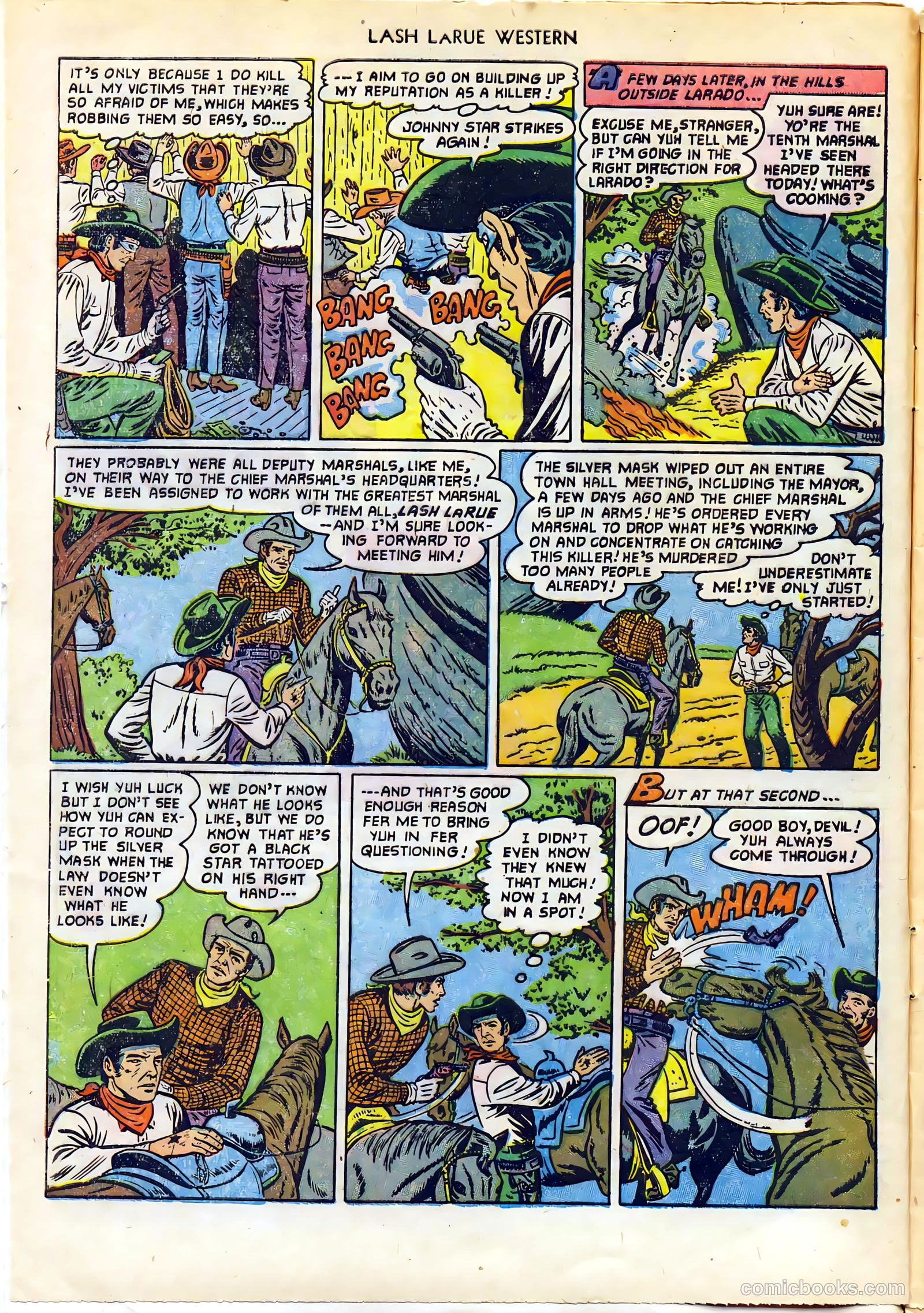Lash LaRue Western #29 (1952) — page 4 of 36