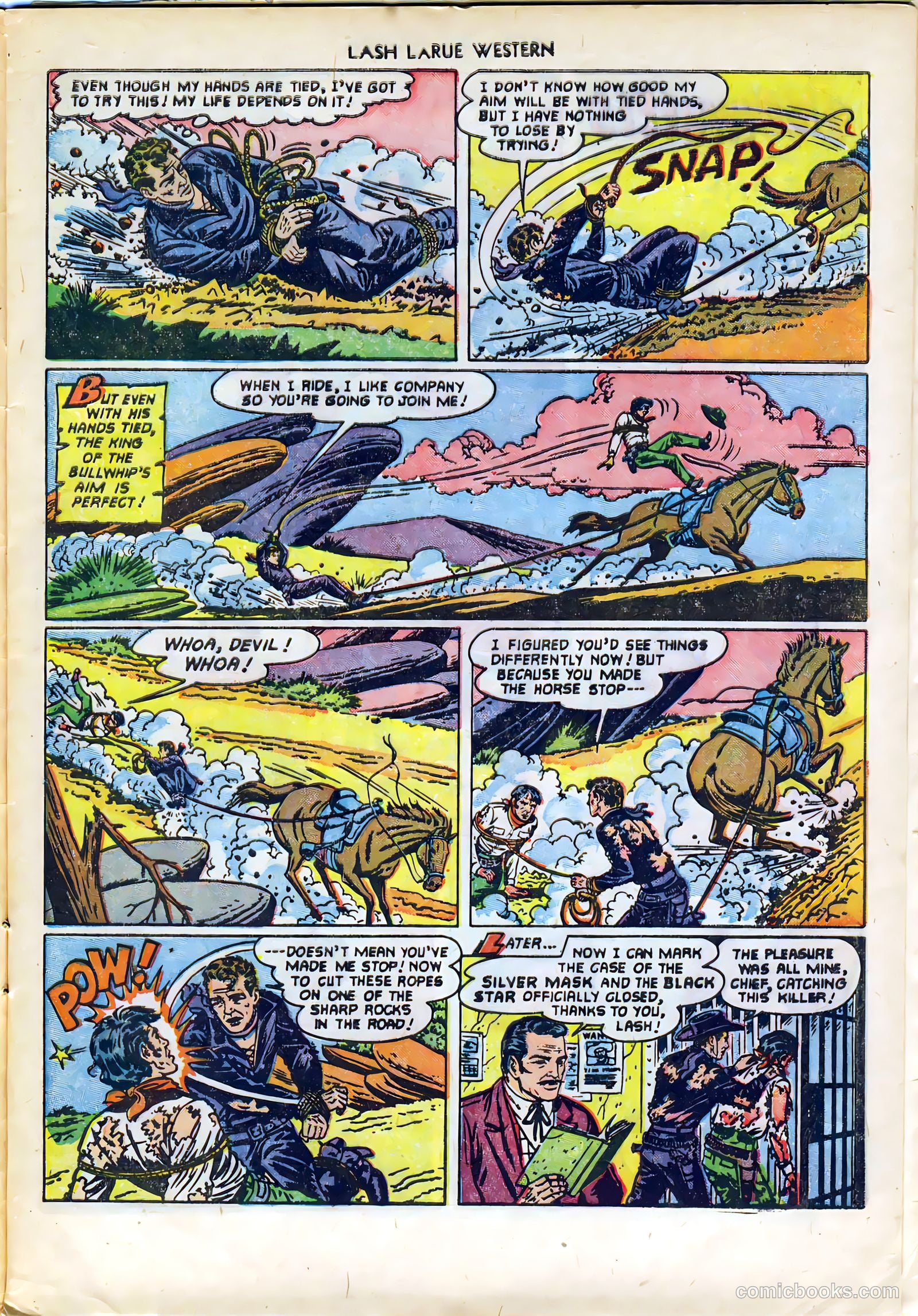 Lash LaRue Western #29 (1952) — page 9 of 36