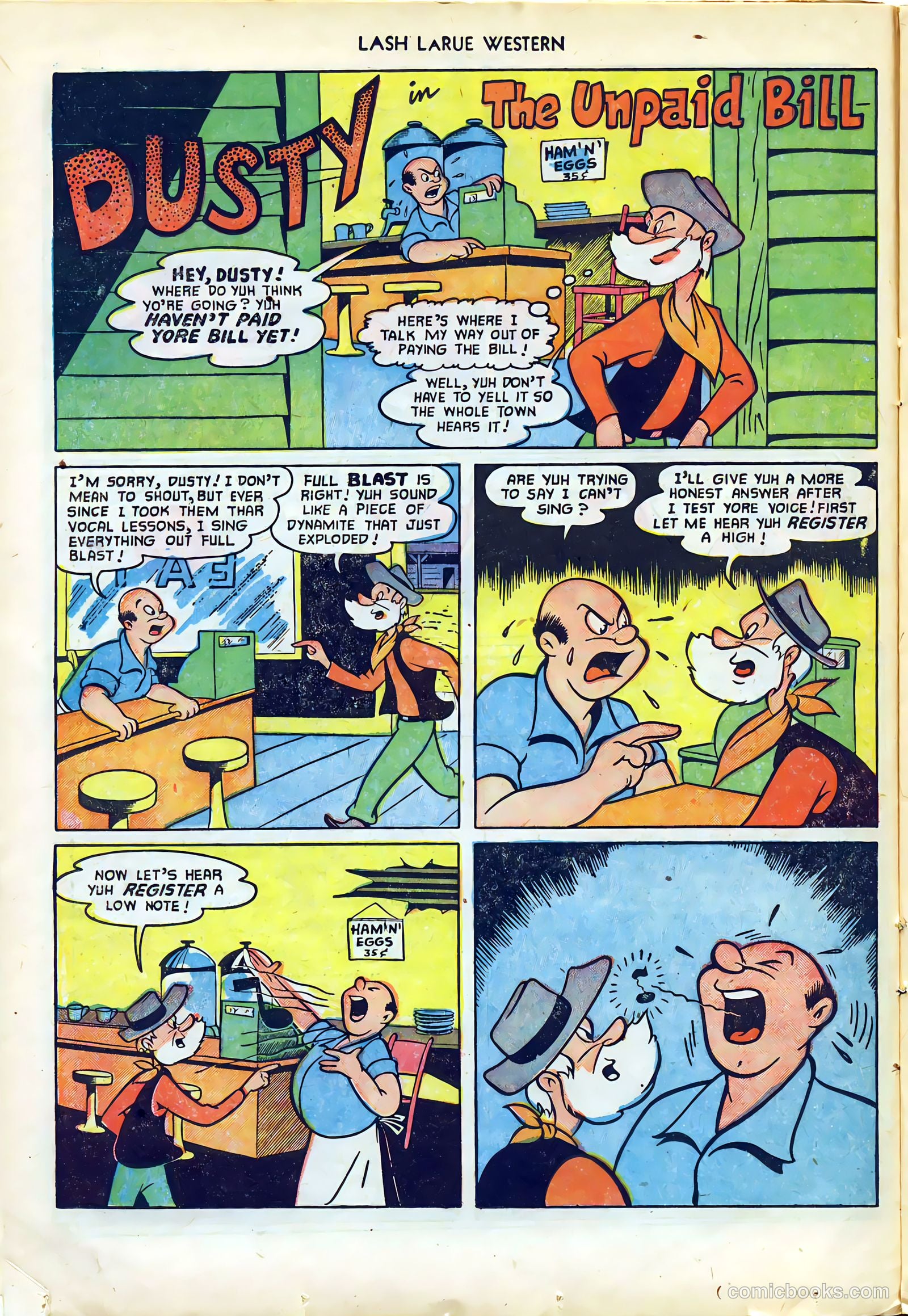 Lash LaRue Western #29 (1952) — page 14 of 36