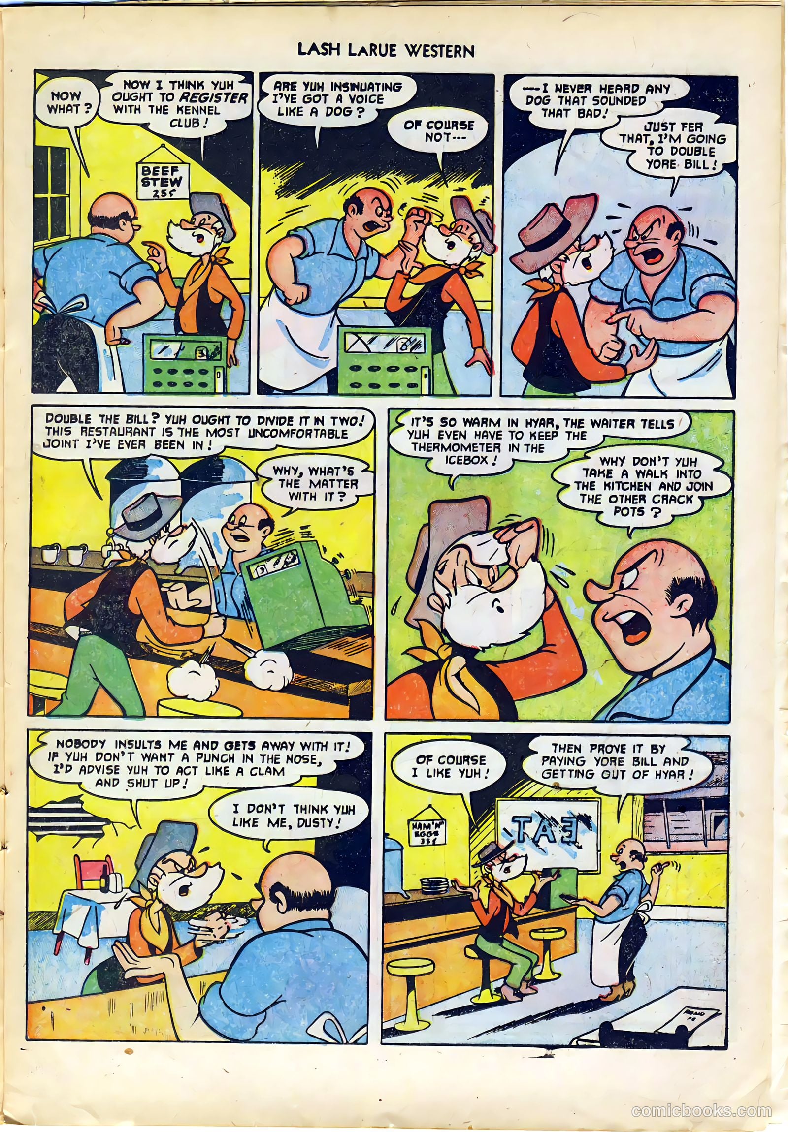 Lash LaRue Western #29 (1952) — page 15 of 36