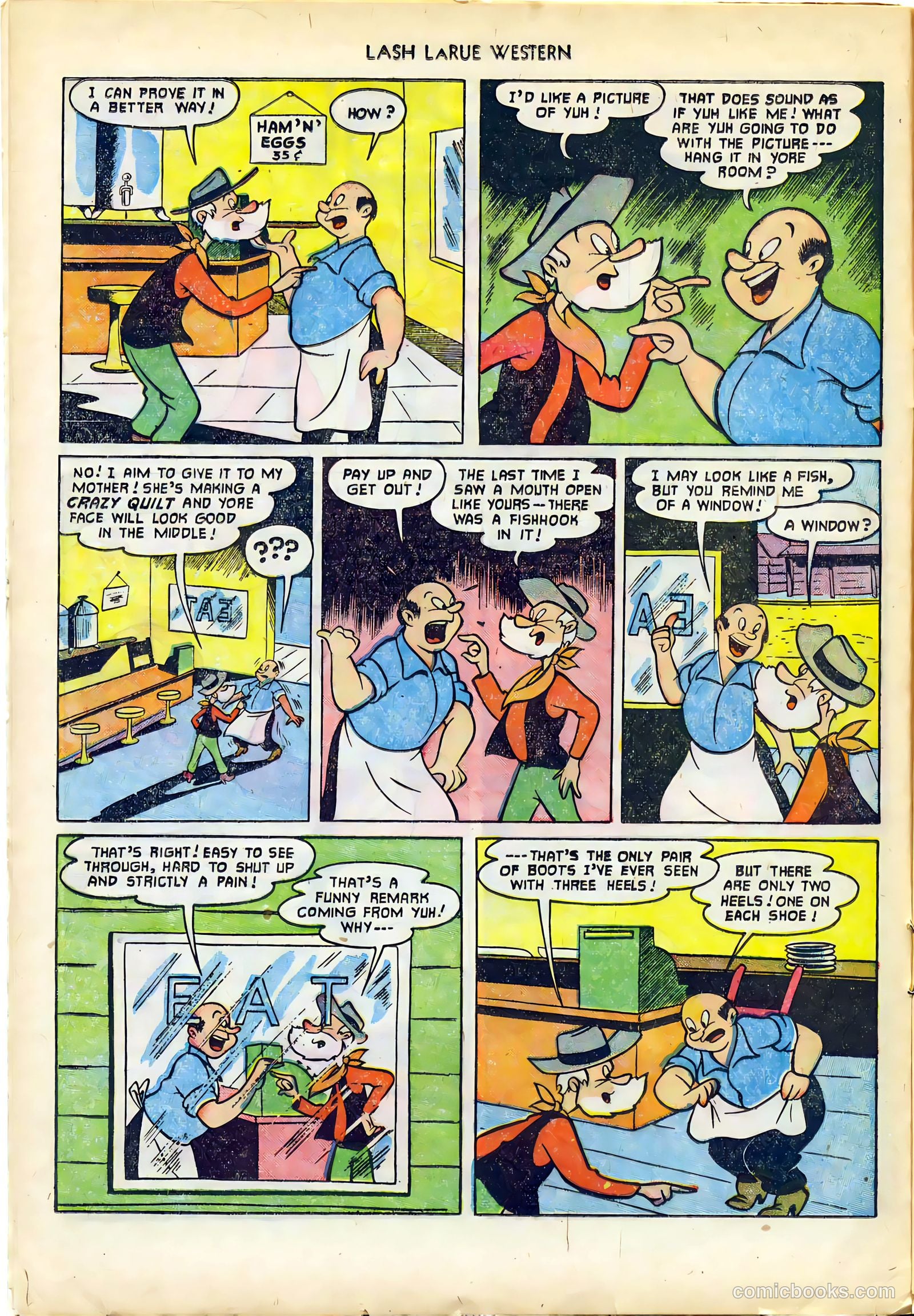 Lash LaRue Western #29 (1952) — page 16 of 36
