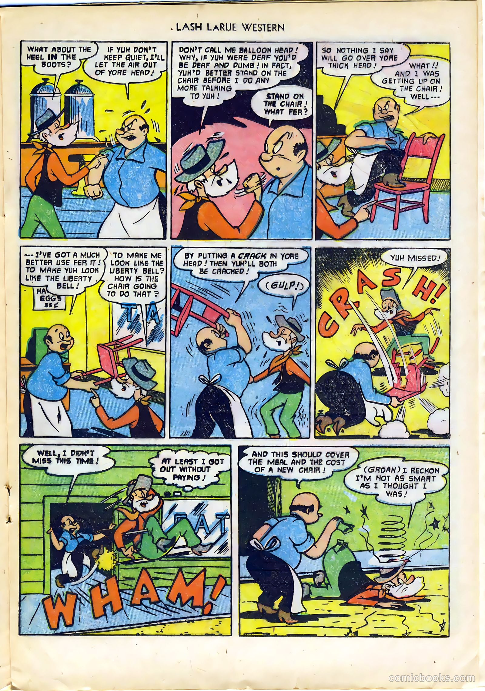 Lash LaRue Western #29 (1952) — page 17 of 36
