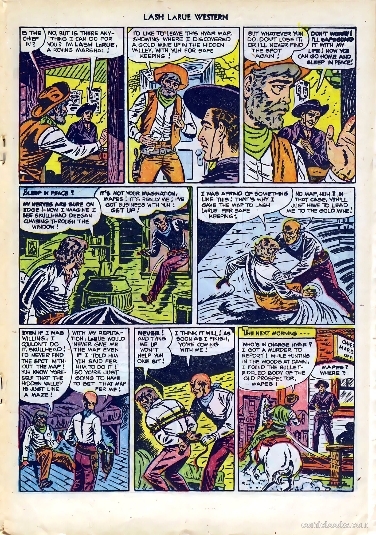 Lash LaRue Western #29 (1952) — page 19 of 36
