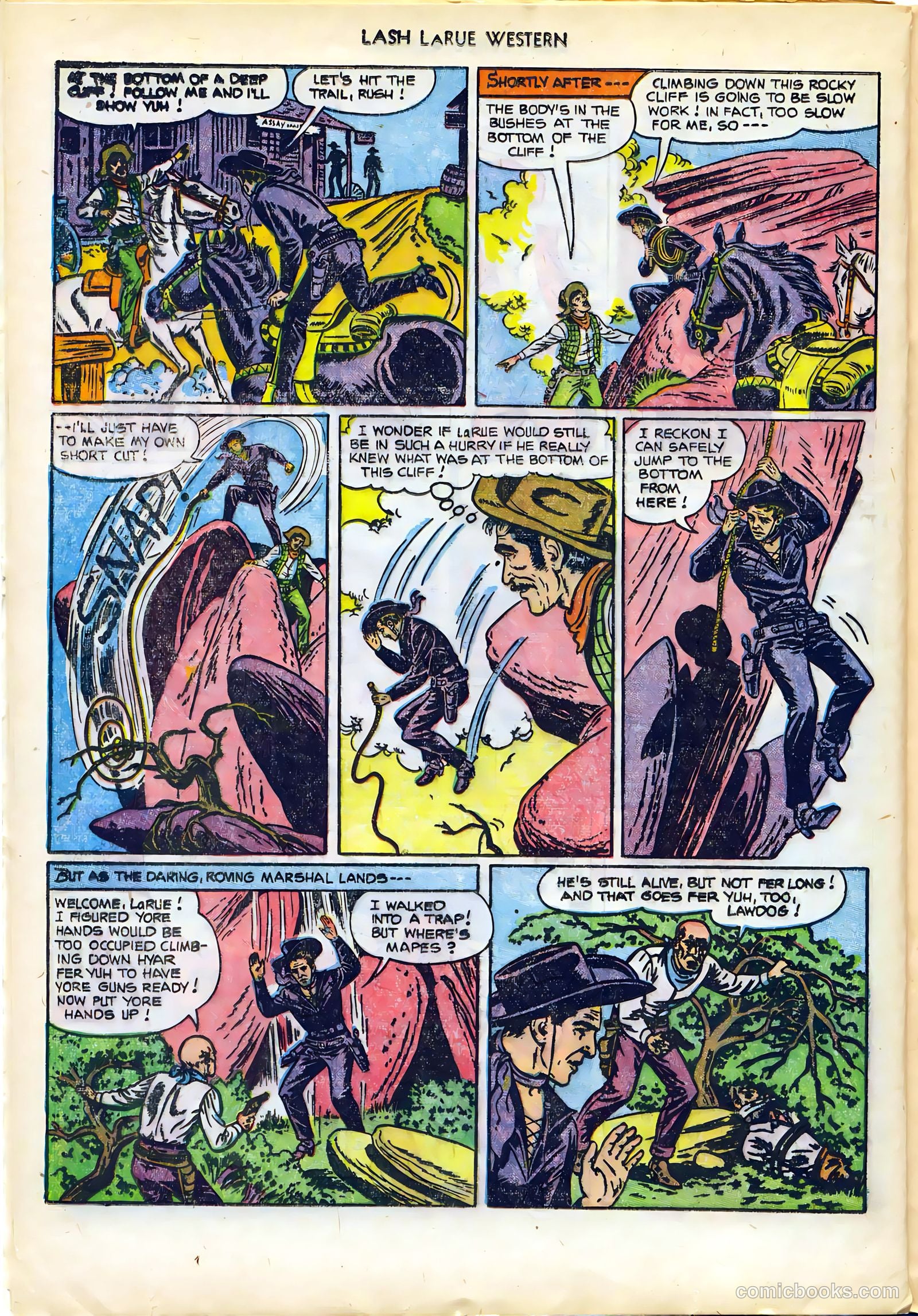 Lash LaRue Western #29 (1952) — page 20 of 36