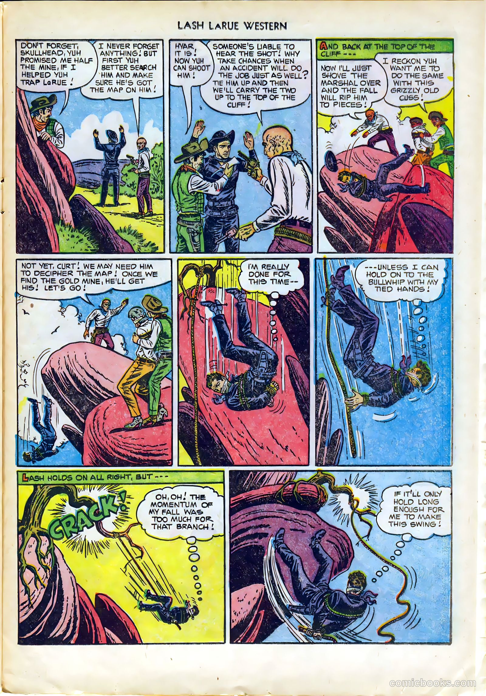 Lash LaRue Western #29 (1952) — page 21 of 36
