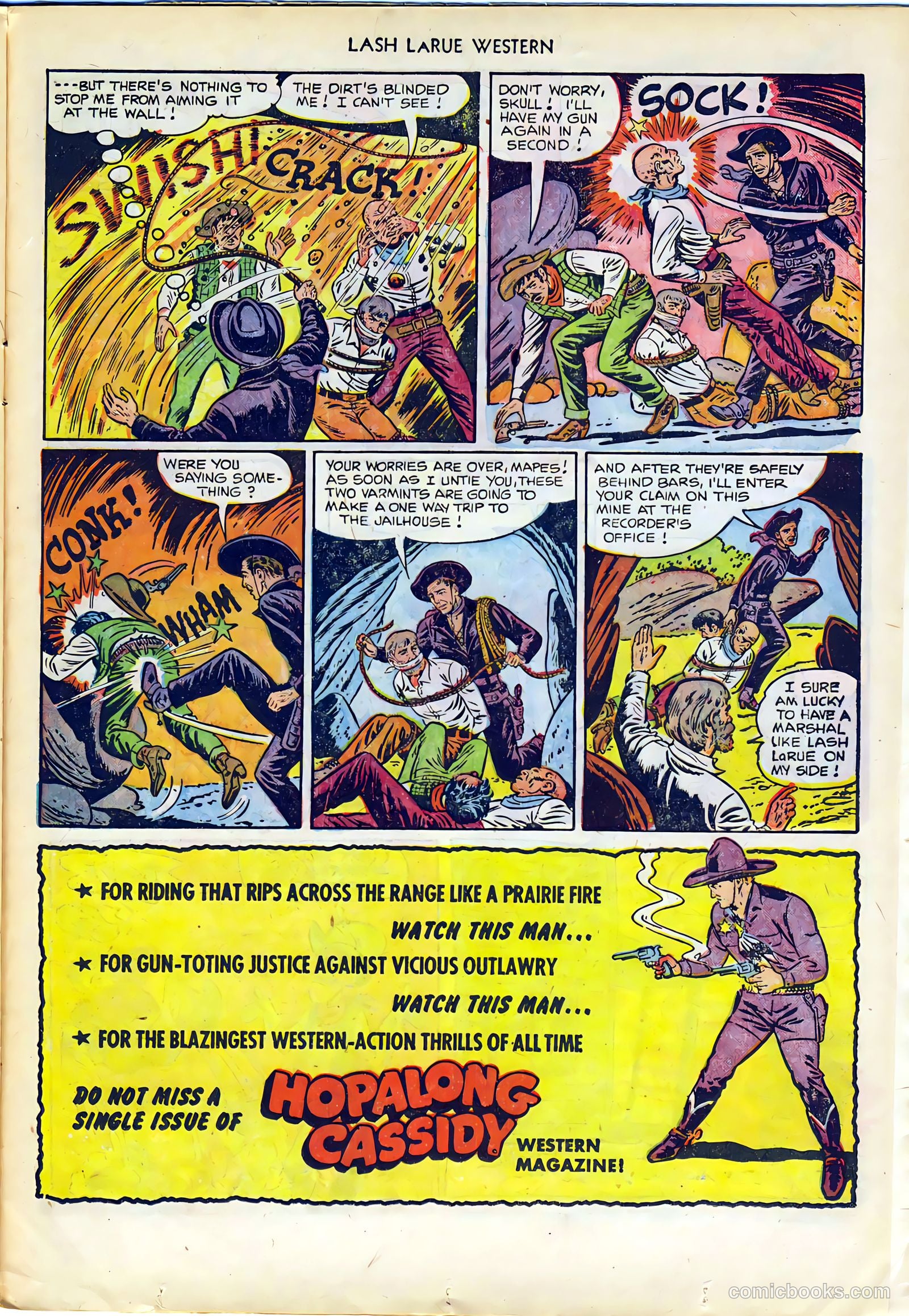 Lash LaRue Western #29 (1952) — page 23 of 36